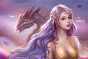 daenerys targaryen fantasy art 1596932049