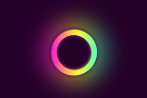 glowing circle abstract 1596927841