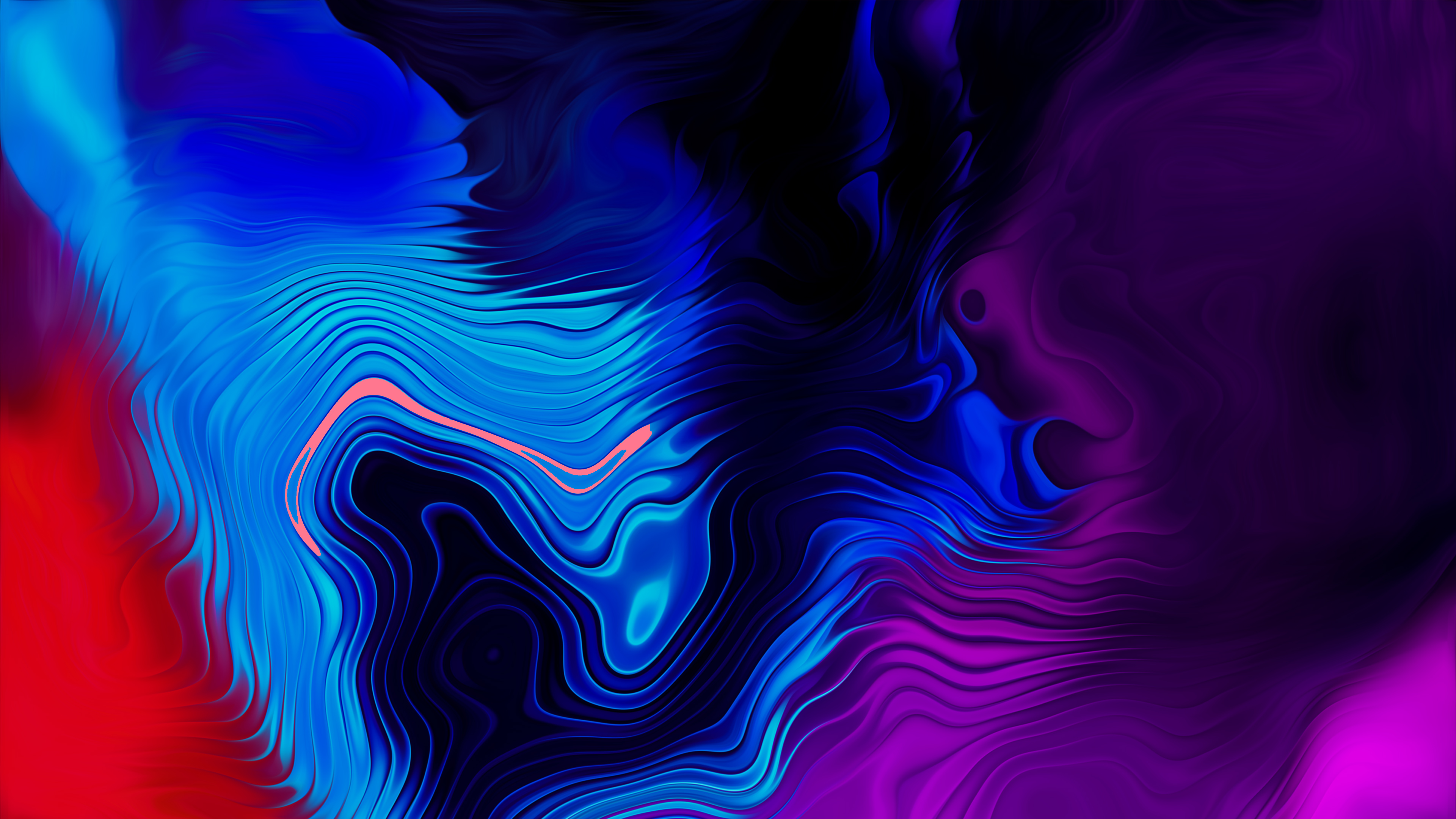 Mixed Colours Abstract Wallpaper 4K