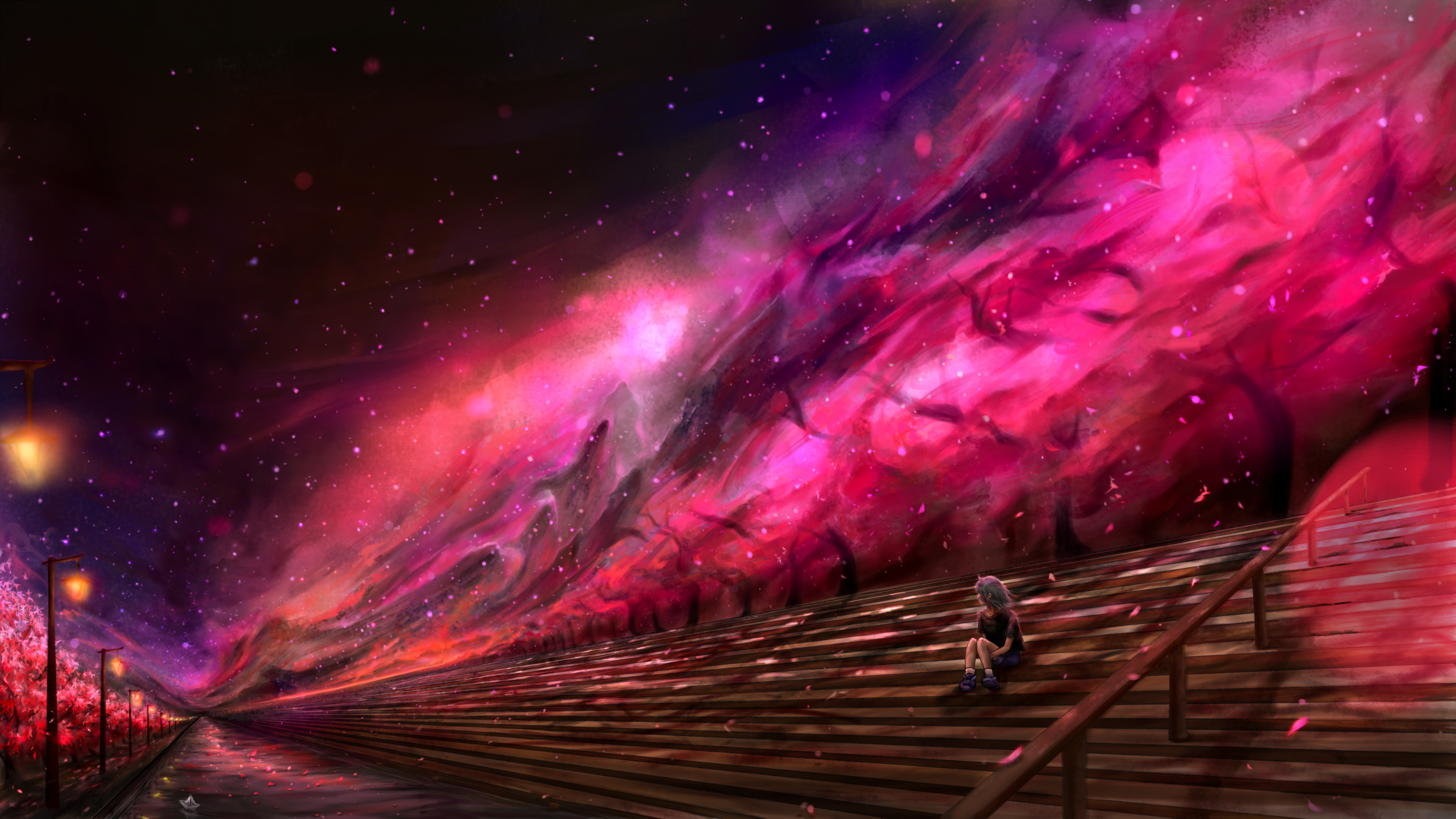 Steam Workshop::Anime Galaxy Girl Wallpaper