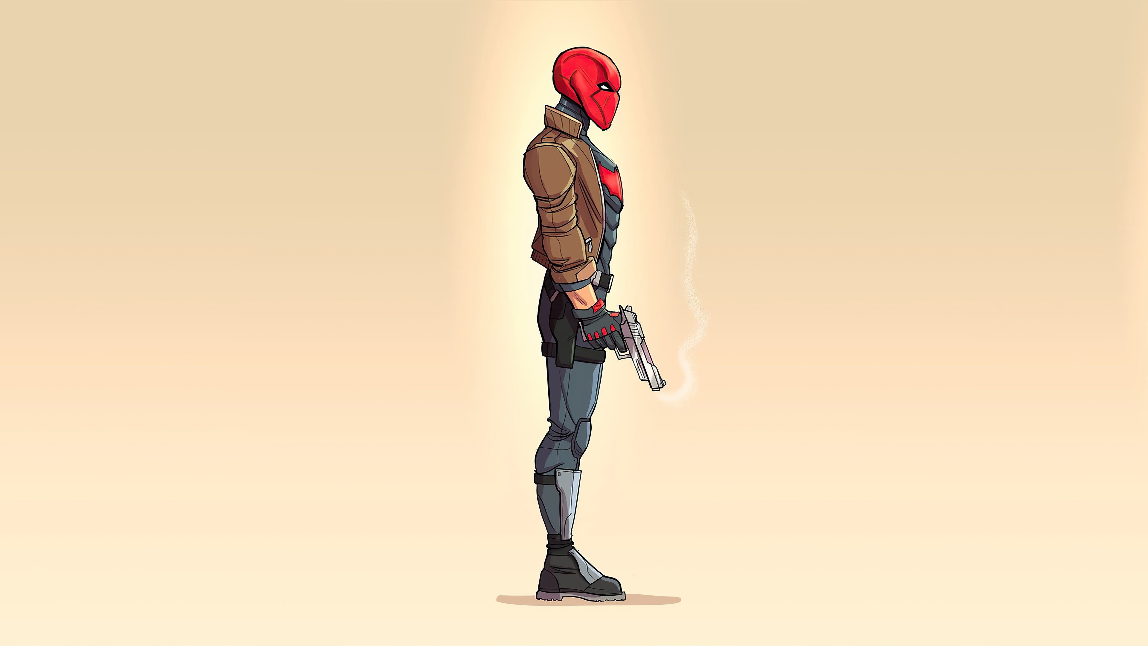 red hood 4k minimalism 2020 1596914954