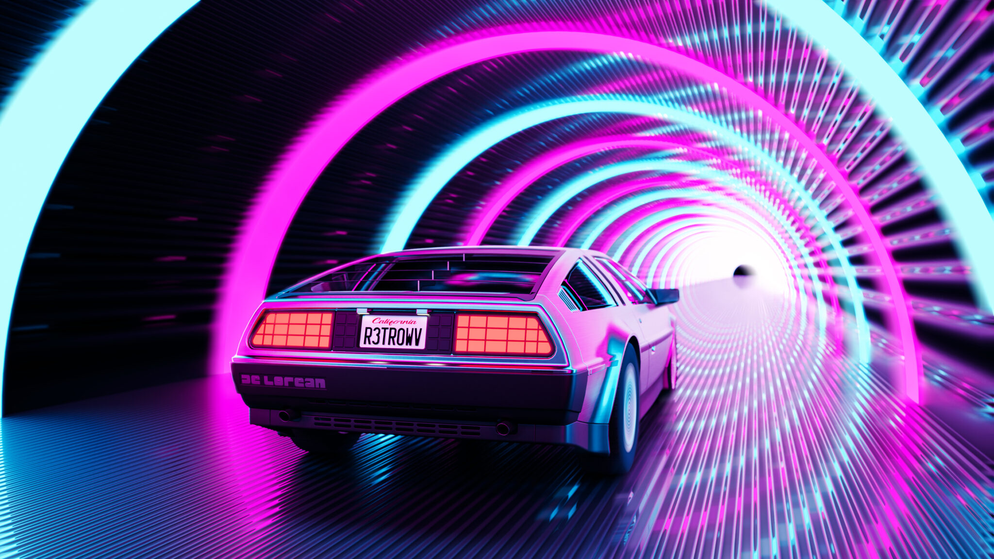 Retro Delorean