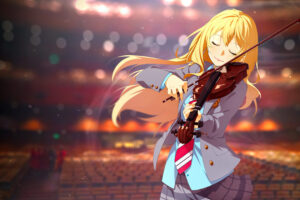 shigatsu wa kimi no uso playing violin 1596917363