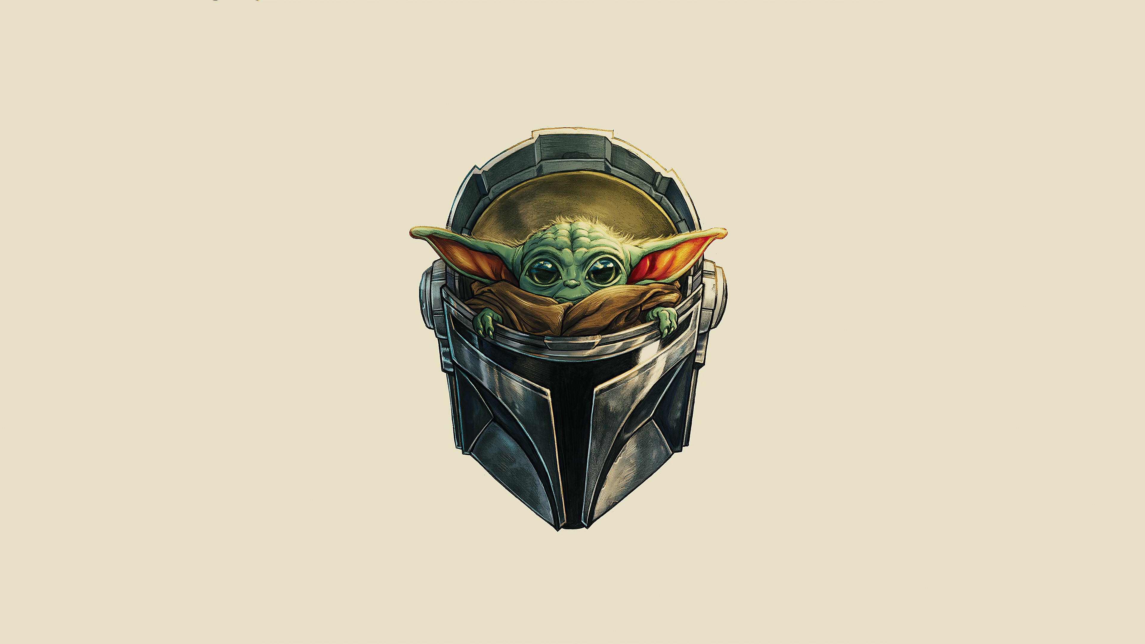 the mandalorian yoda helmet 4k 1596931927