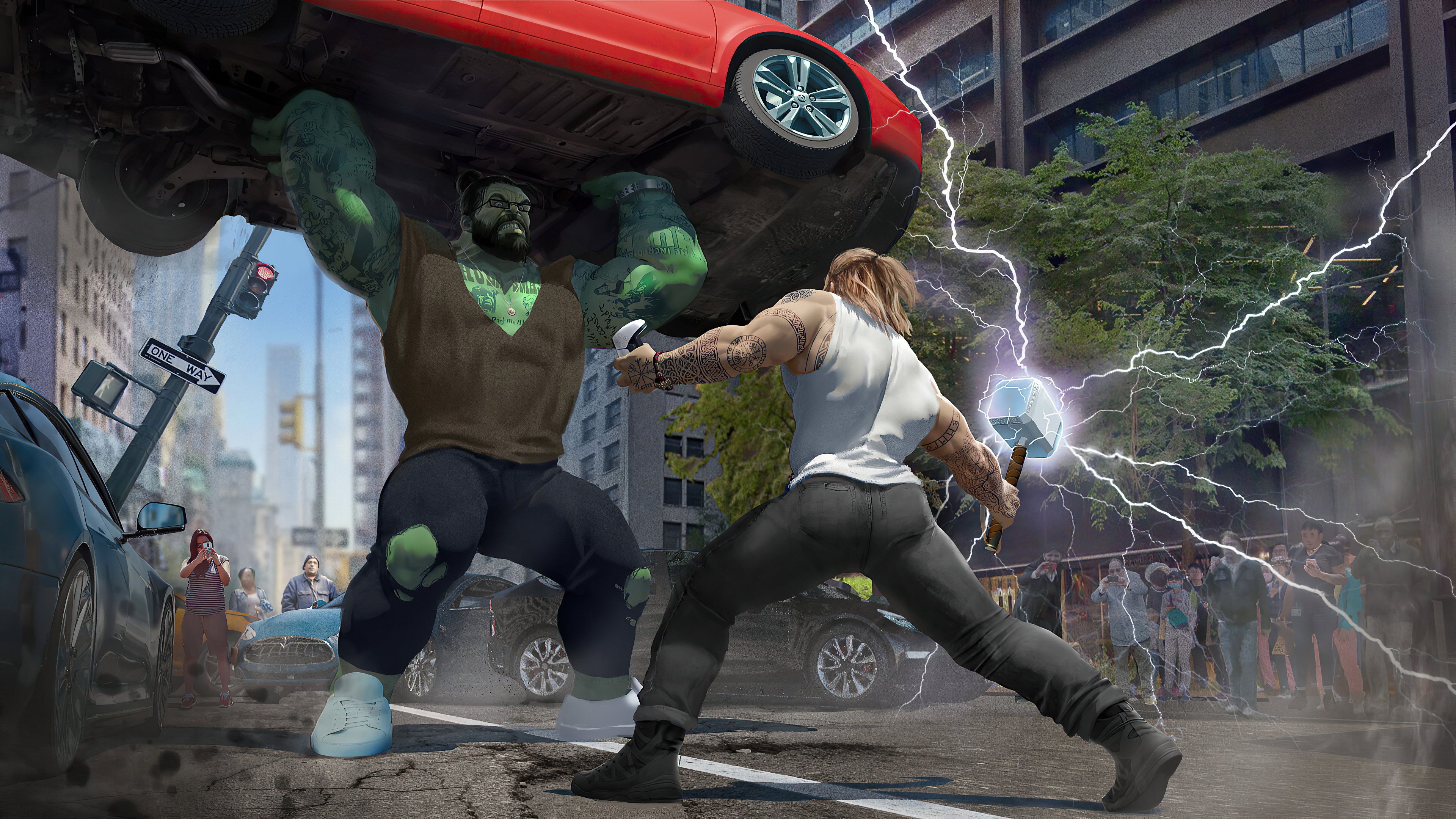 Thor Vs Hulk