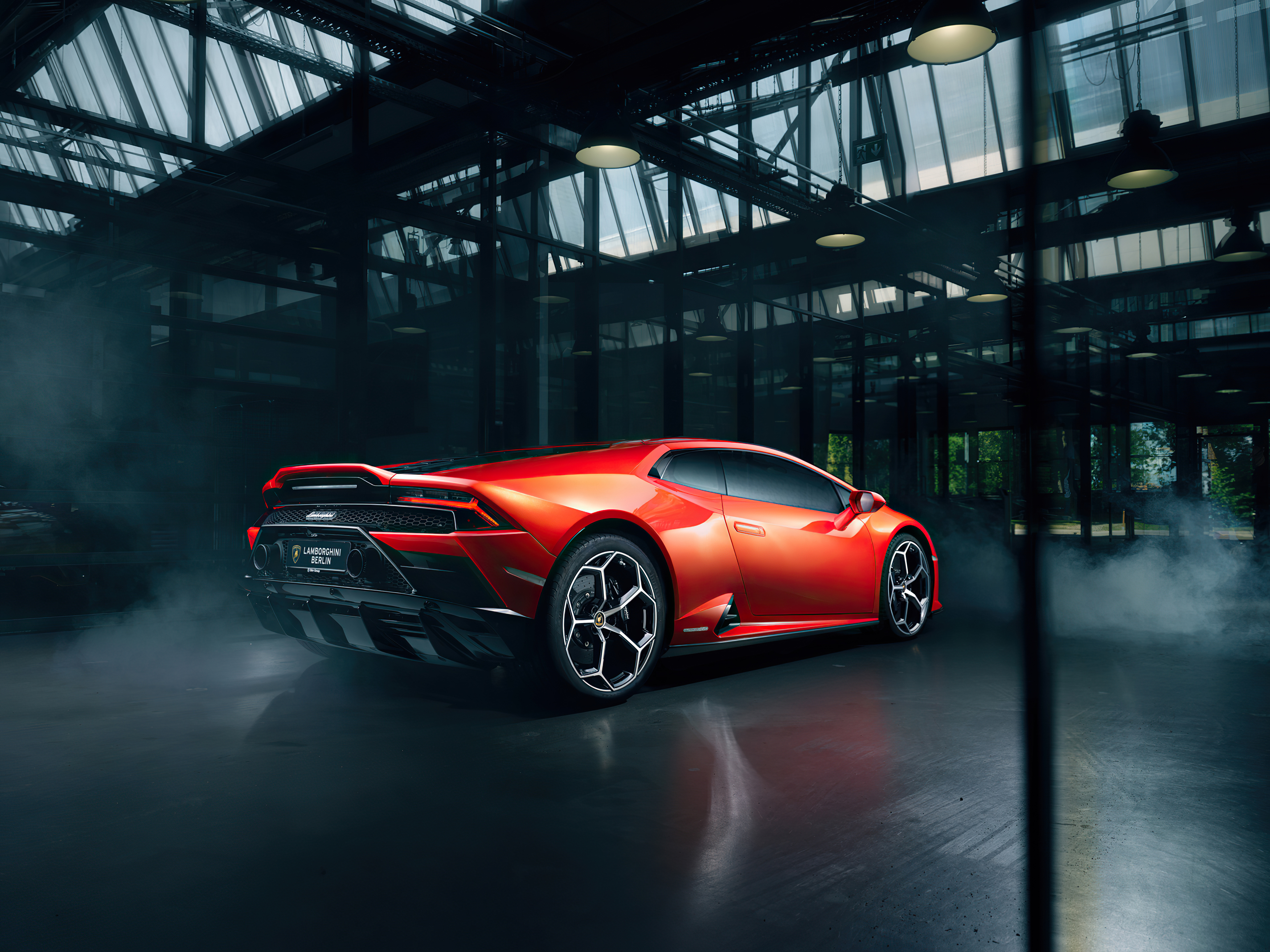 orange lamborghini huracan 4k 1602408471