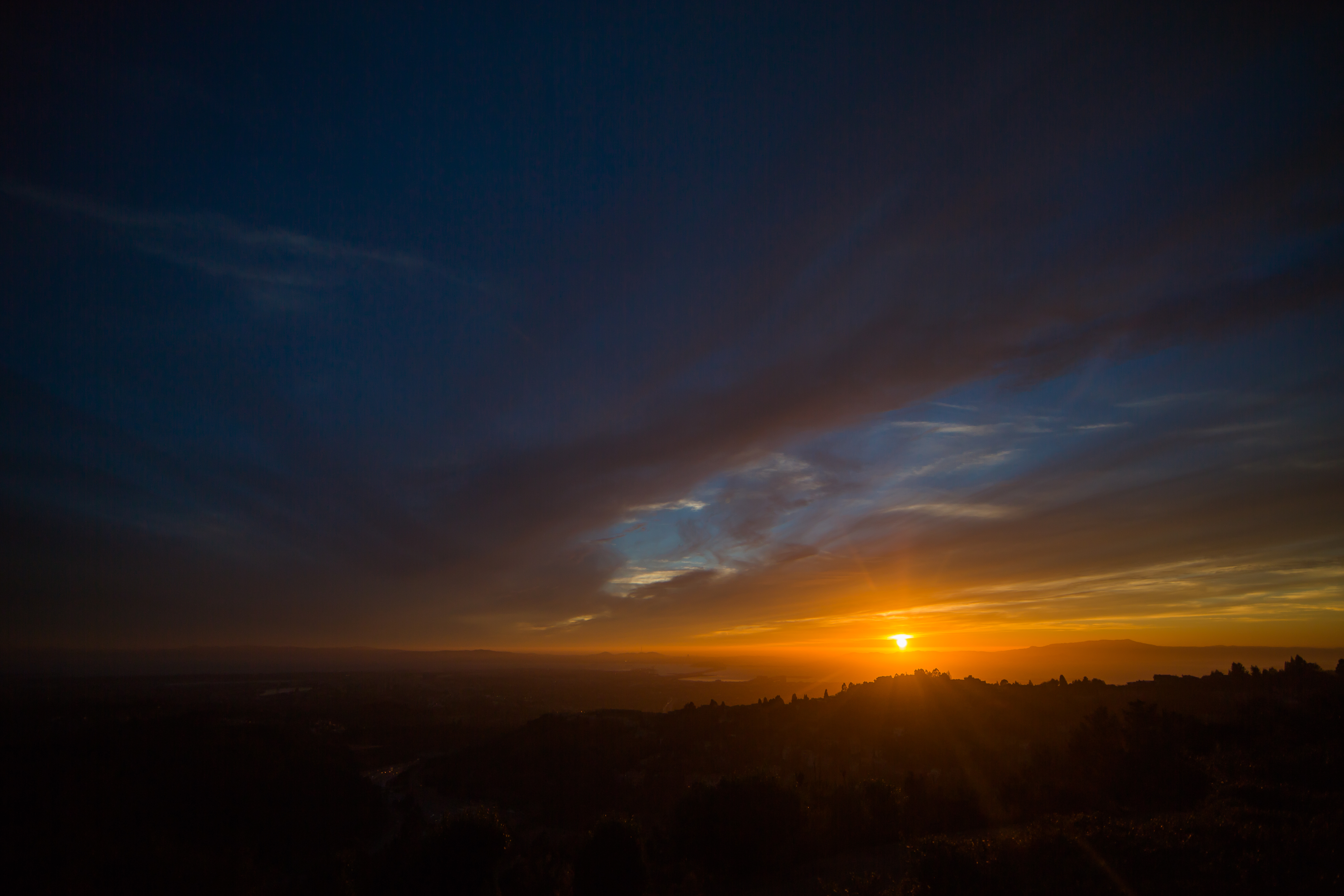 sunset over the san francisco bay 4k 1602504544