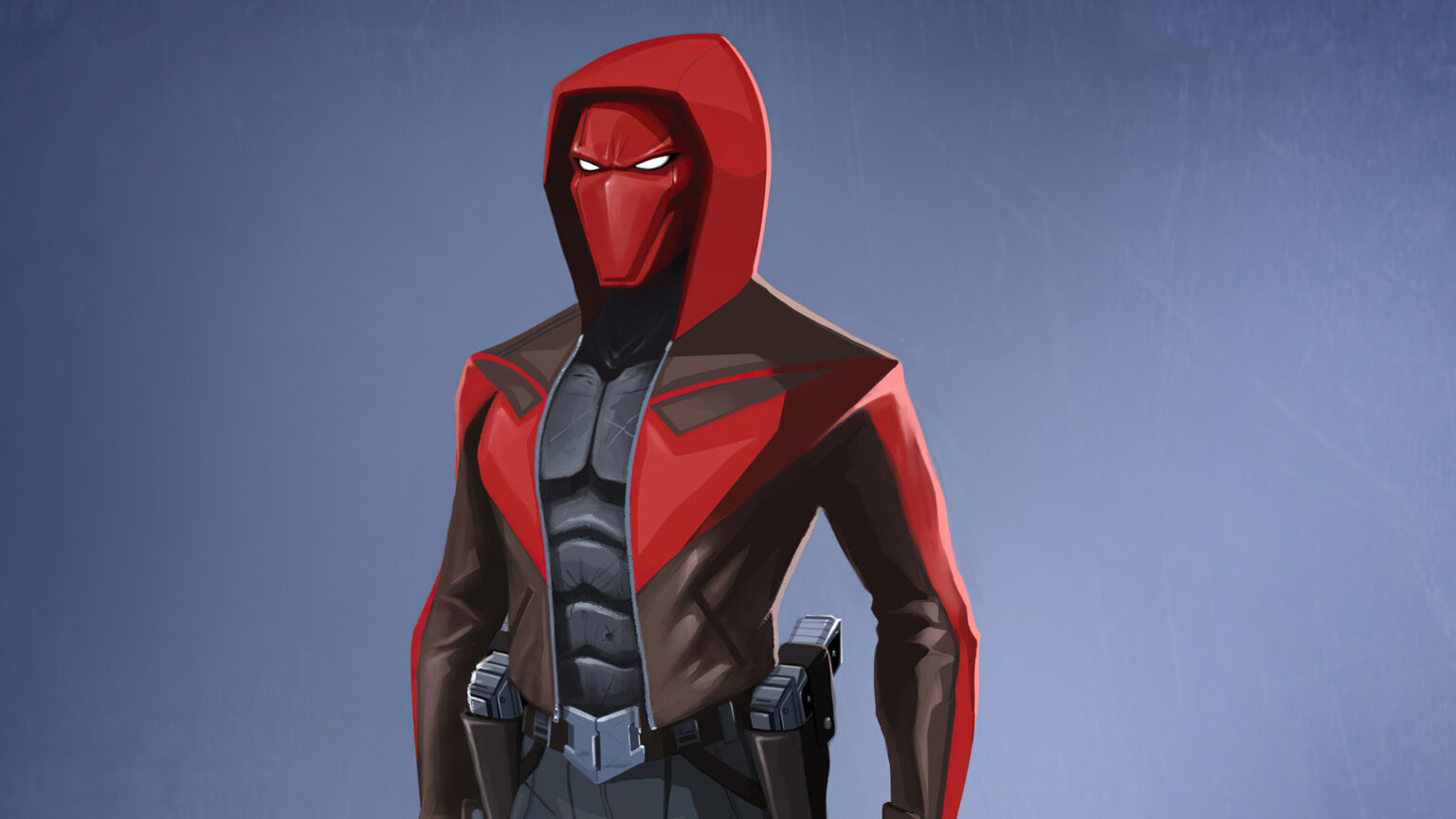 Red Hood Superhero 4k