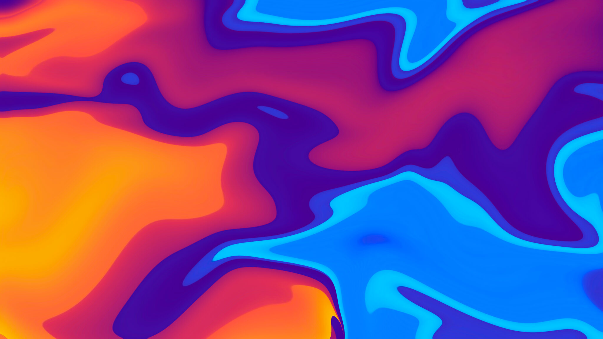 Abstract Colorful Splash 4k