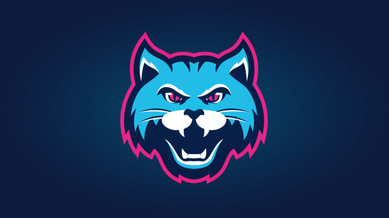 Cat Logo Minimal 4k