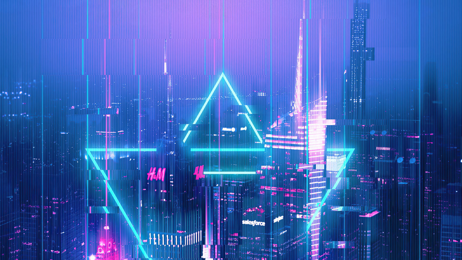 City Glitch 4k