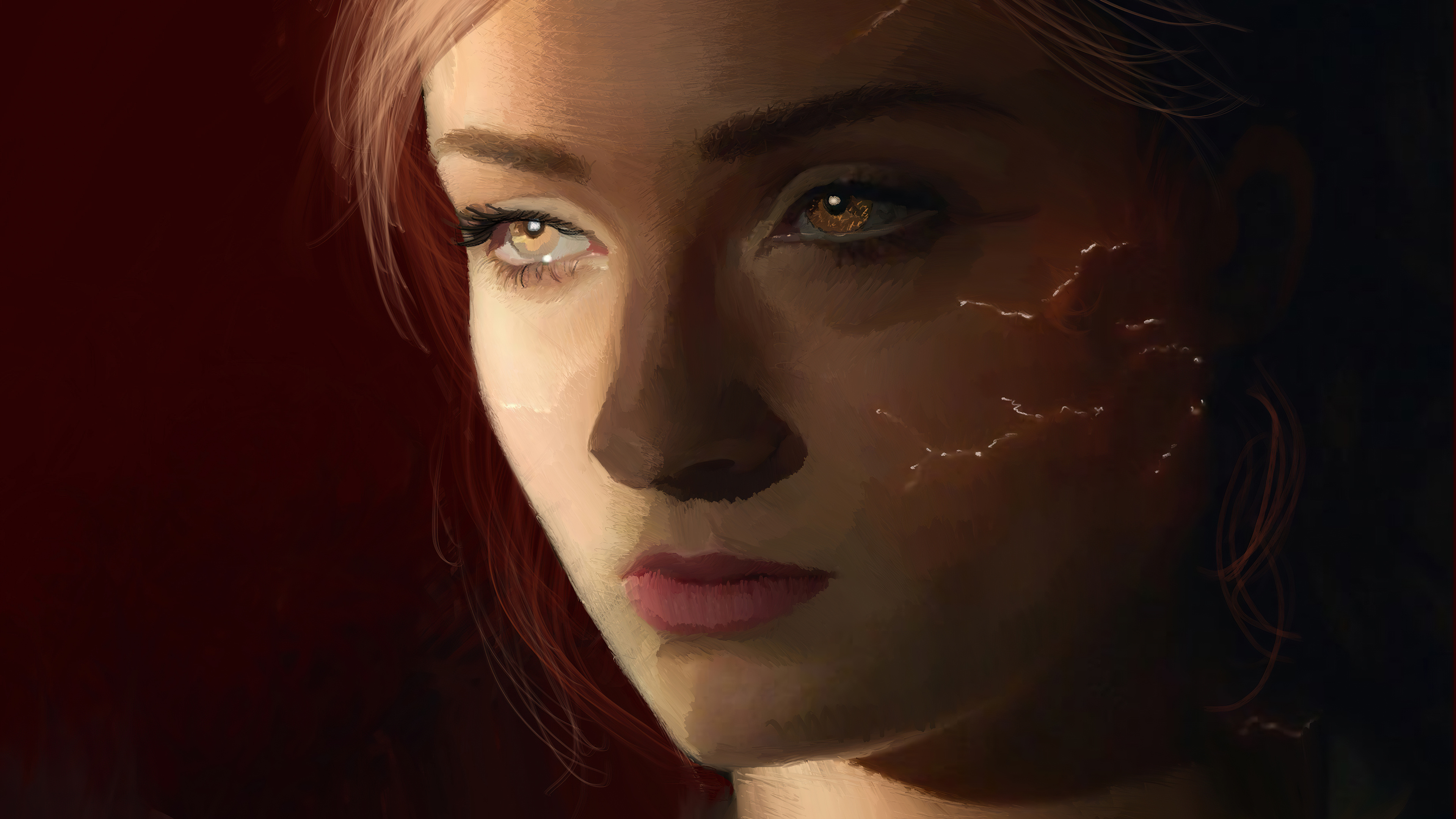 dark phoenix fanart 4k 1609016780