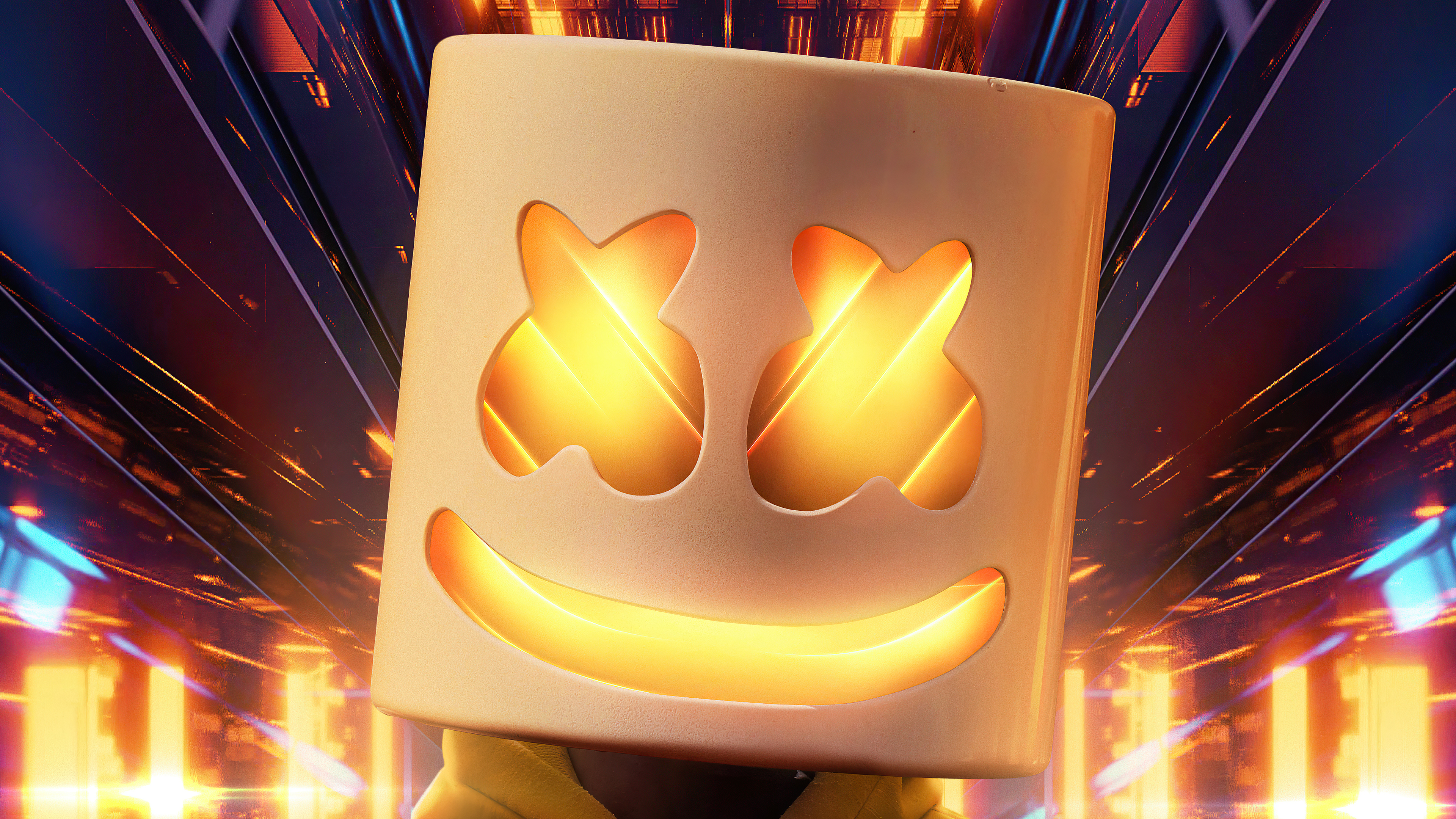 gold marshmello 4k 1608984387