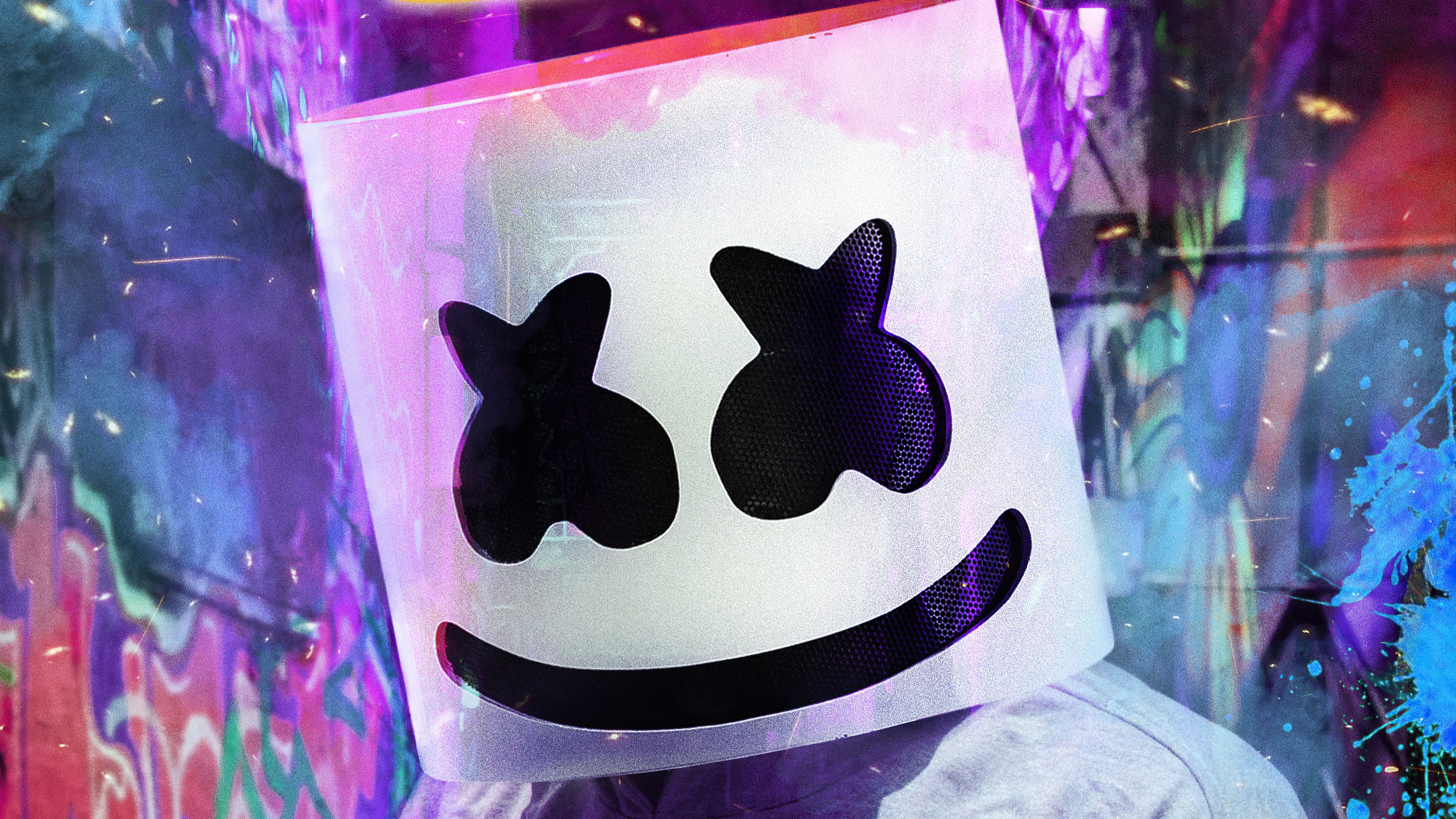 marshmello 2020 mask 4k 1608984468