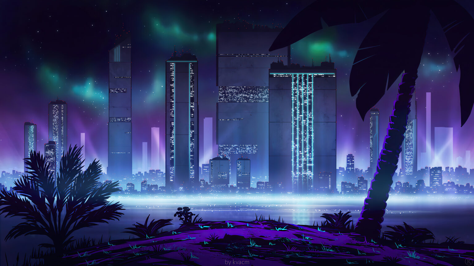 Neon Lights City Cyberpunk 4k 2402