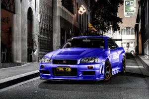 nissan skyline gtr r34 4k 1608819856