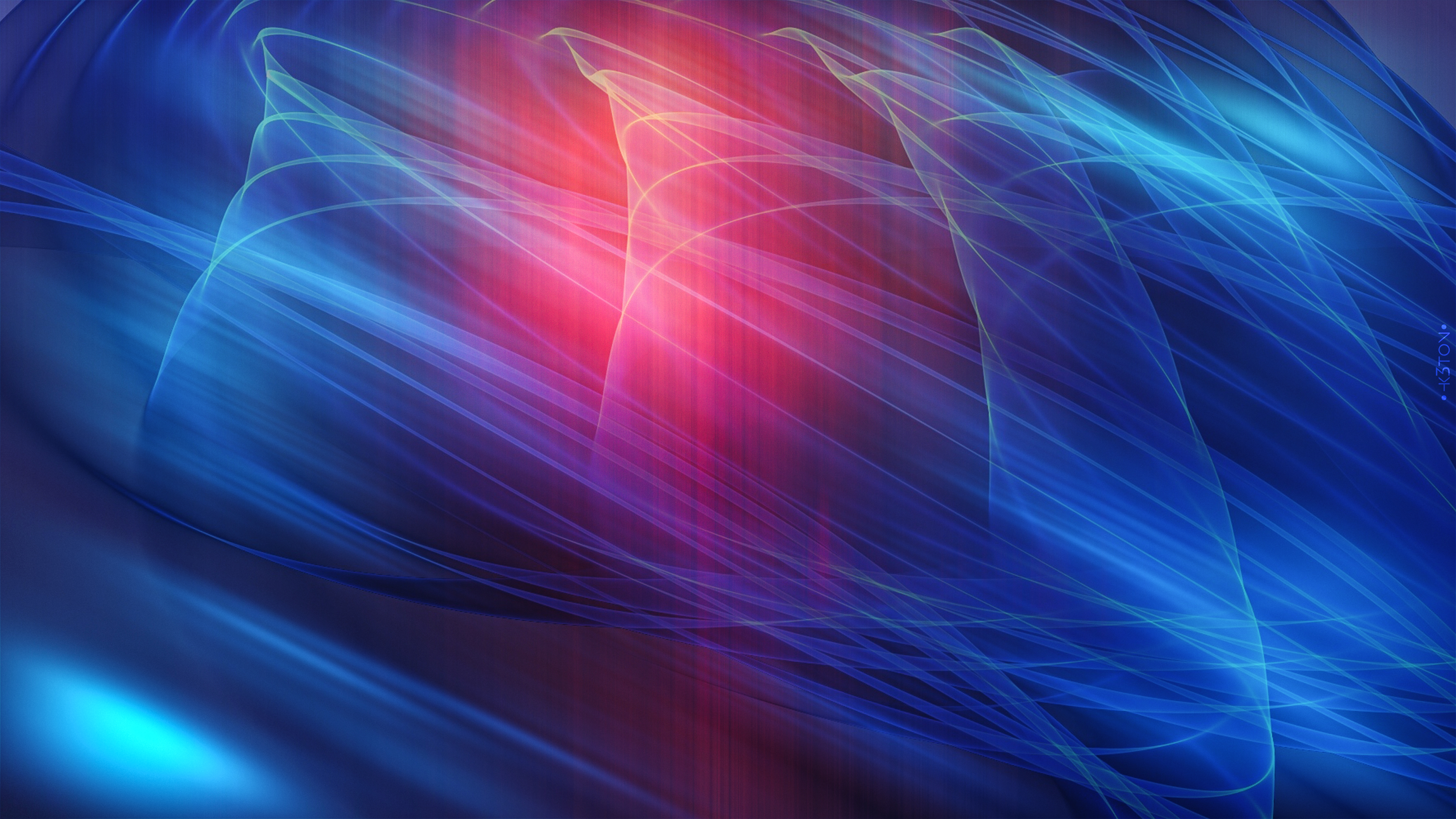 gases layers blue abstract 4k 1614438688