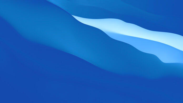 Simple Blue Gradients Abstract 4k