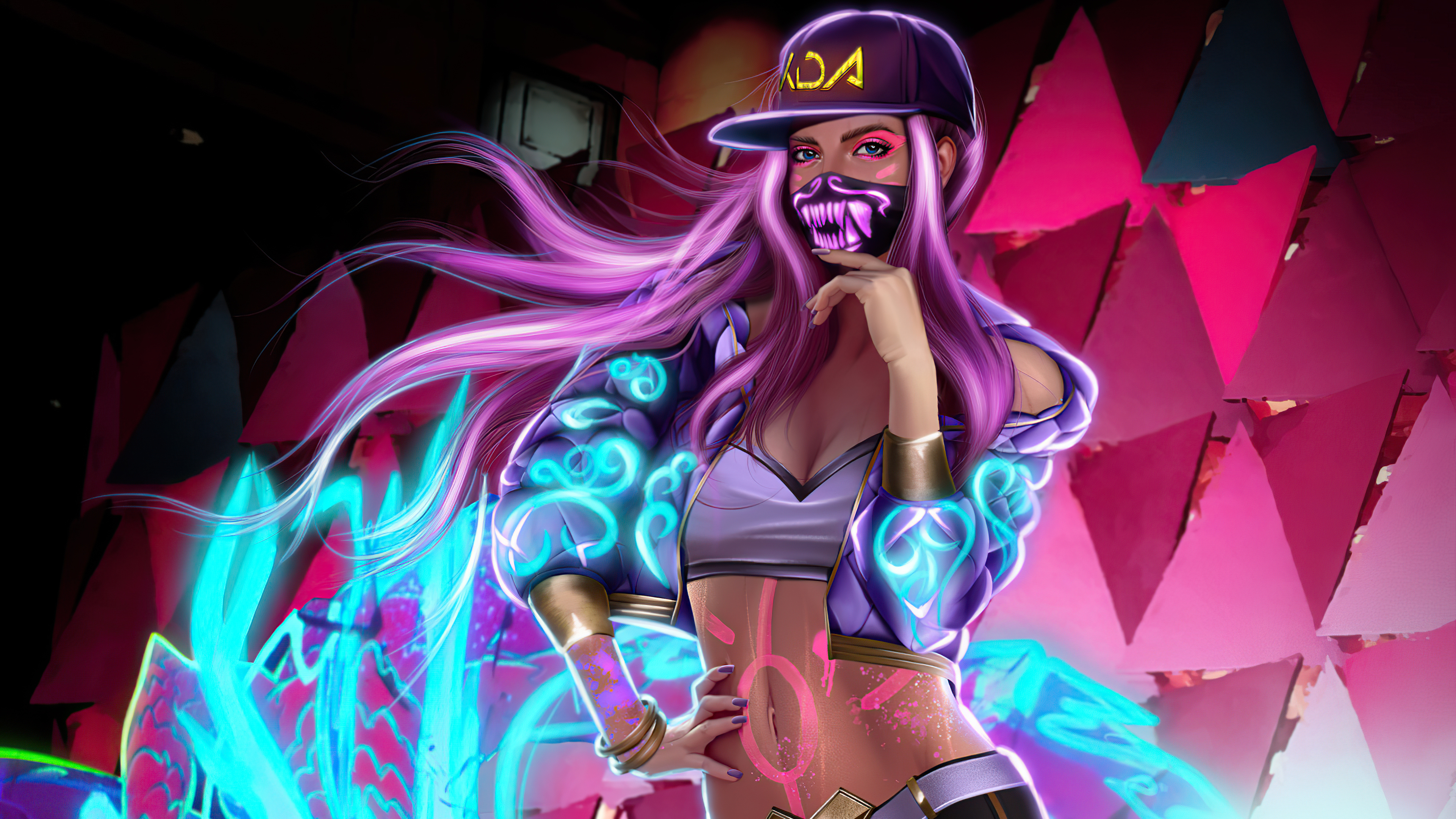 akali kda colorful 4k 1615186065