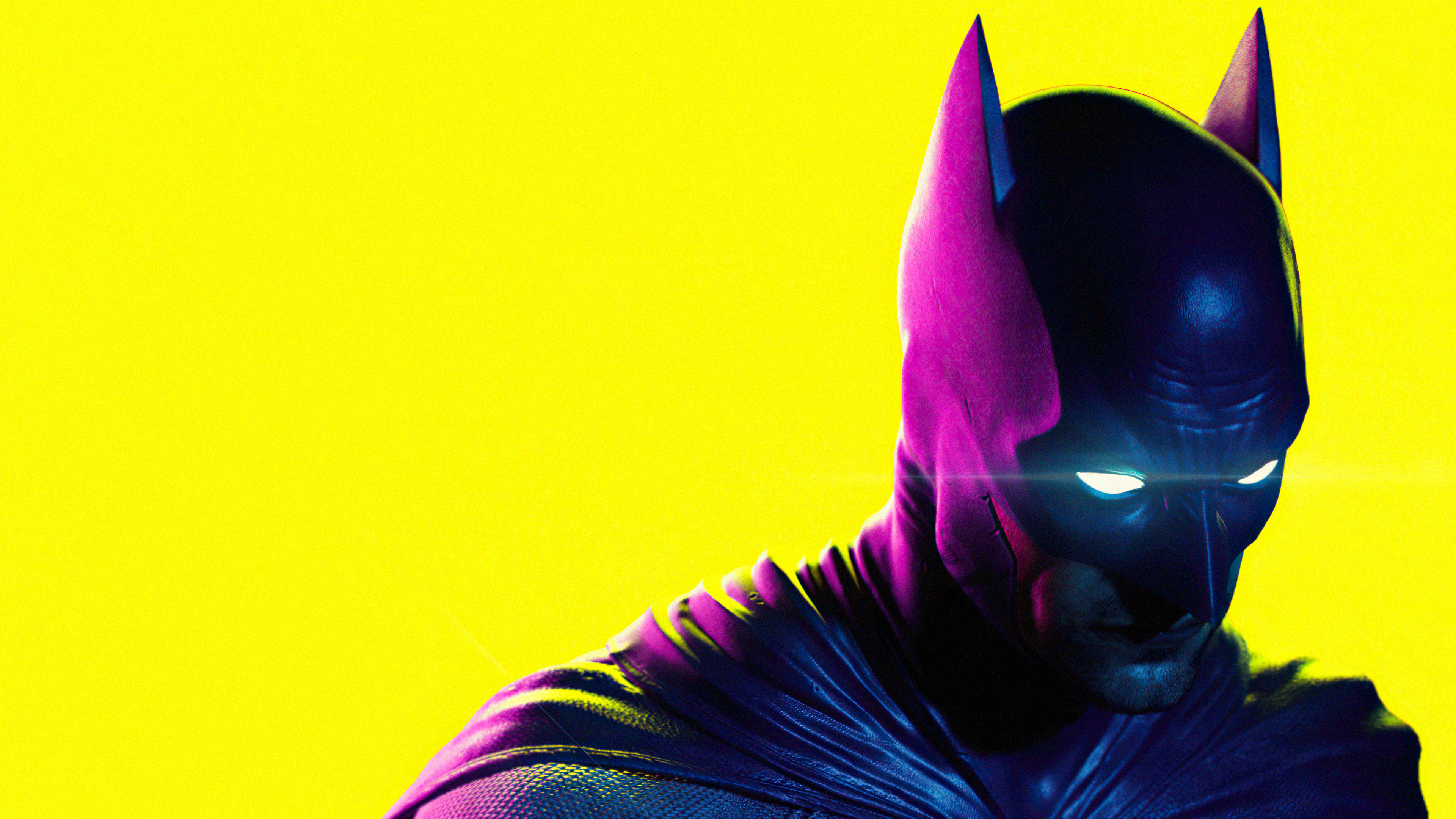 batman neon glow 4k 1616961289