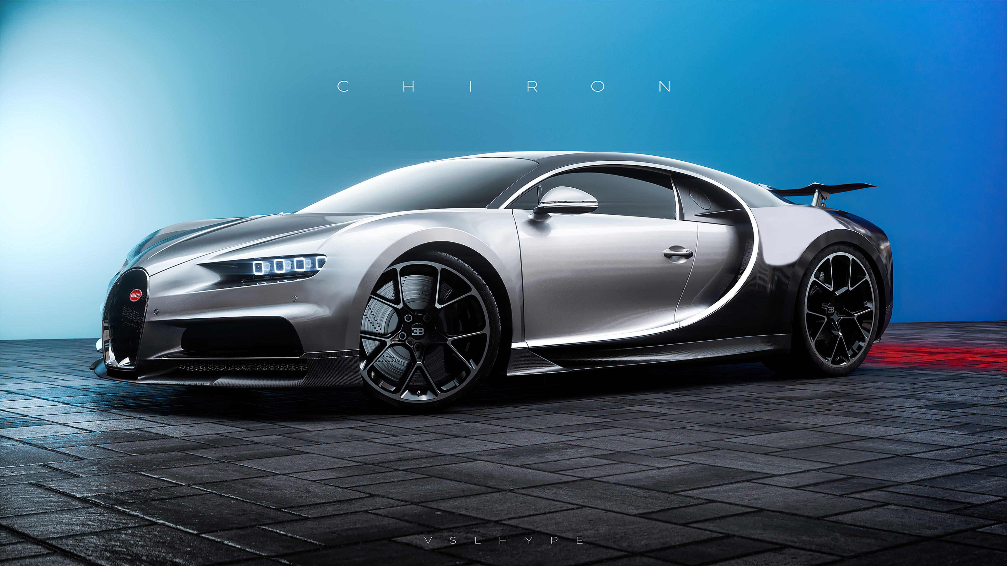 bugatti chiron cgi front look 4k 1614629183