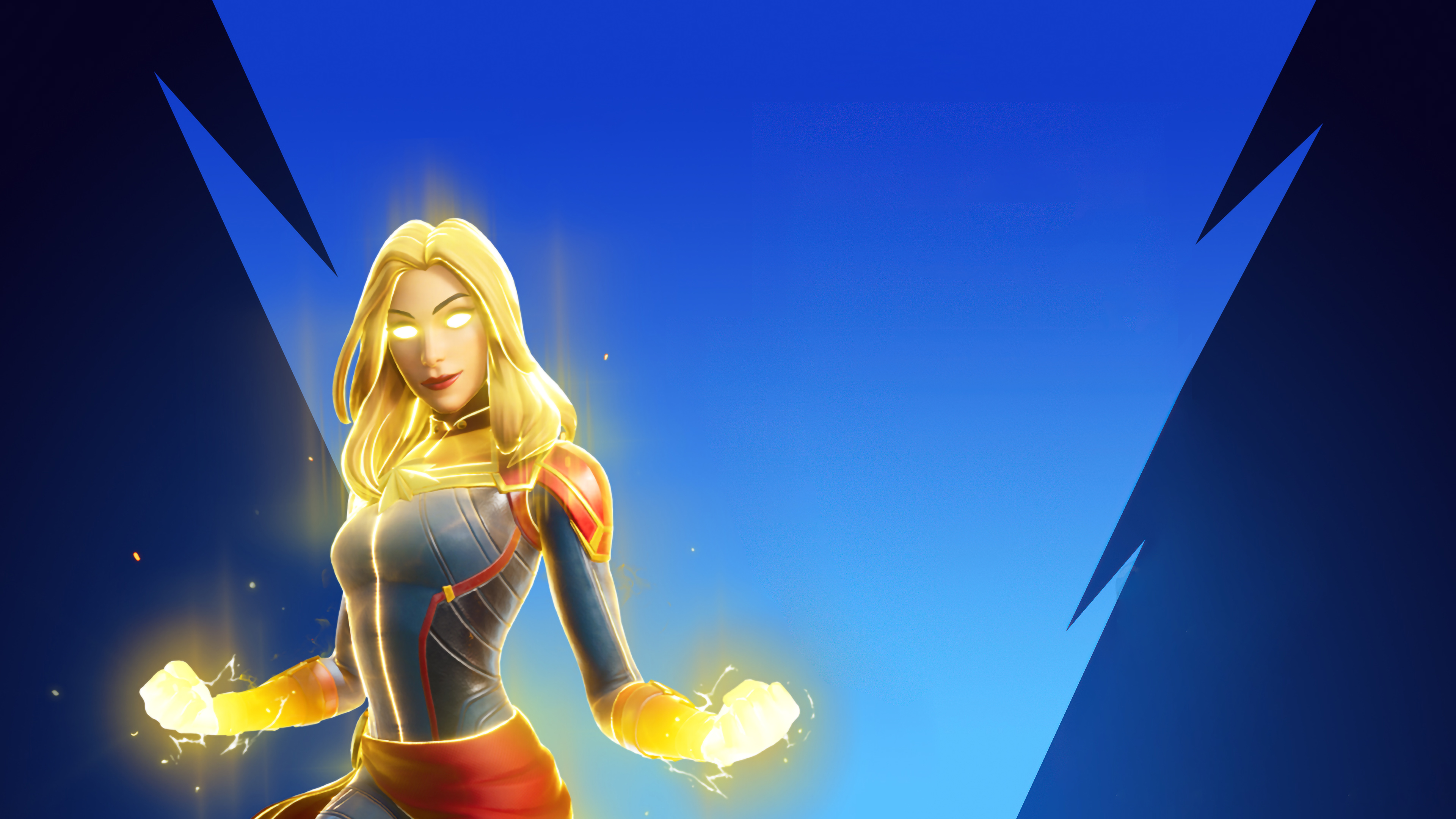 captain marvel in fortnite 4k 1614859789