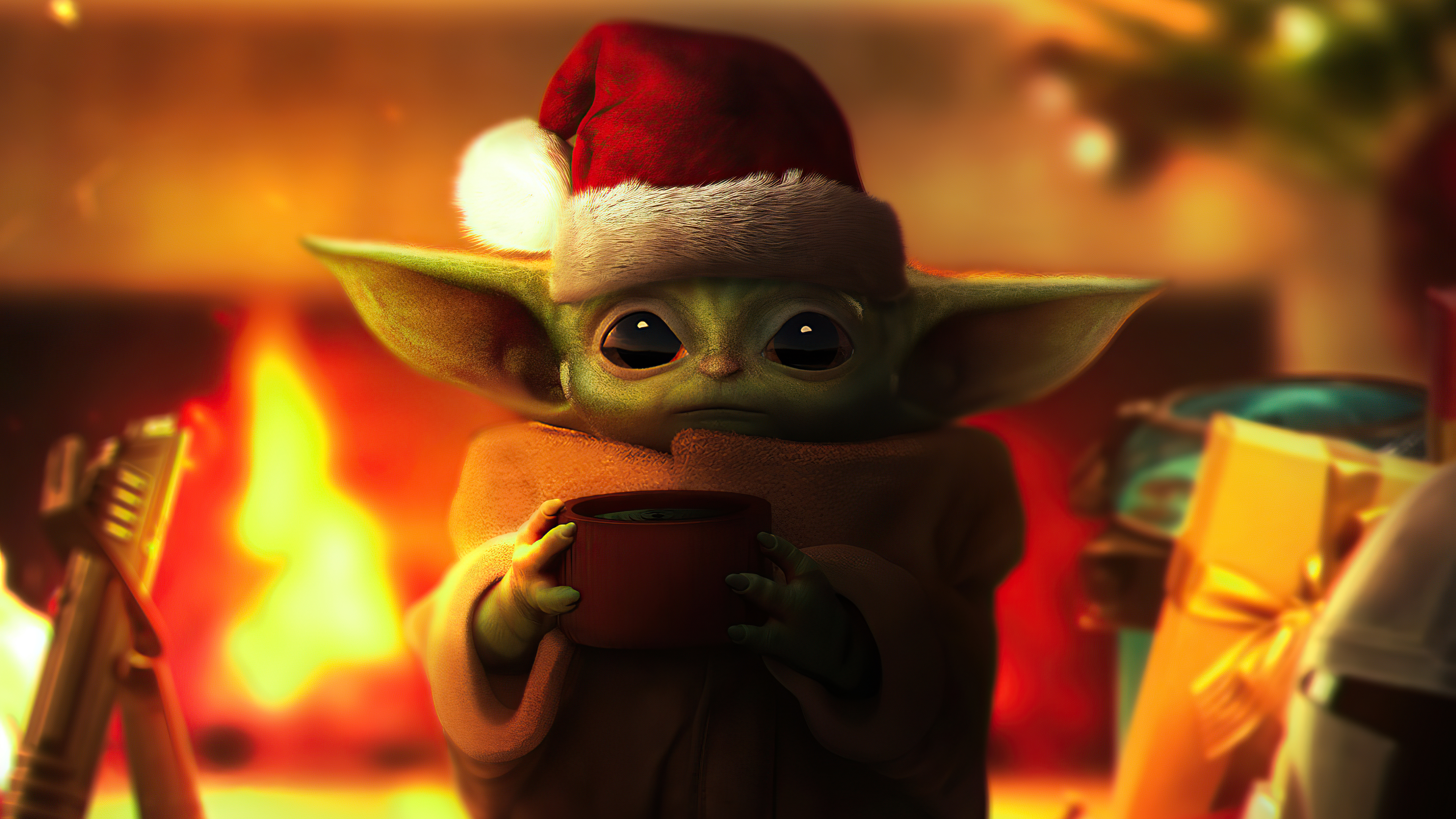 Baby Yoda Grogu Star Wars Art Wallpaper HD TV Series 4K Wallpapers Images  and Background  Wallpapers Den