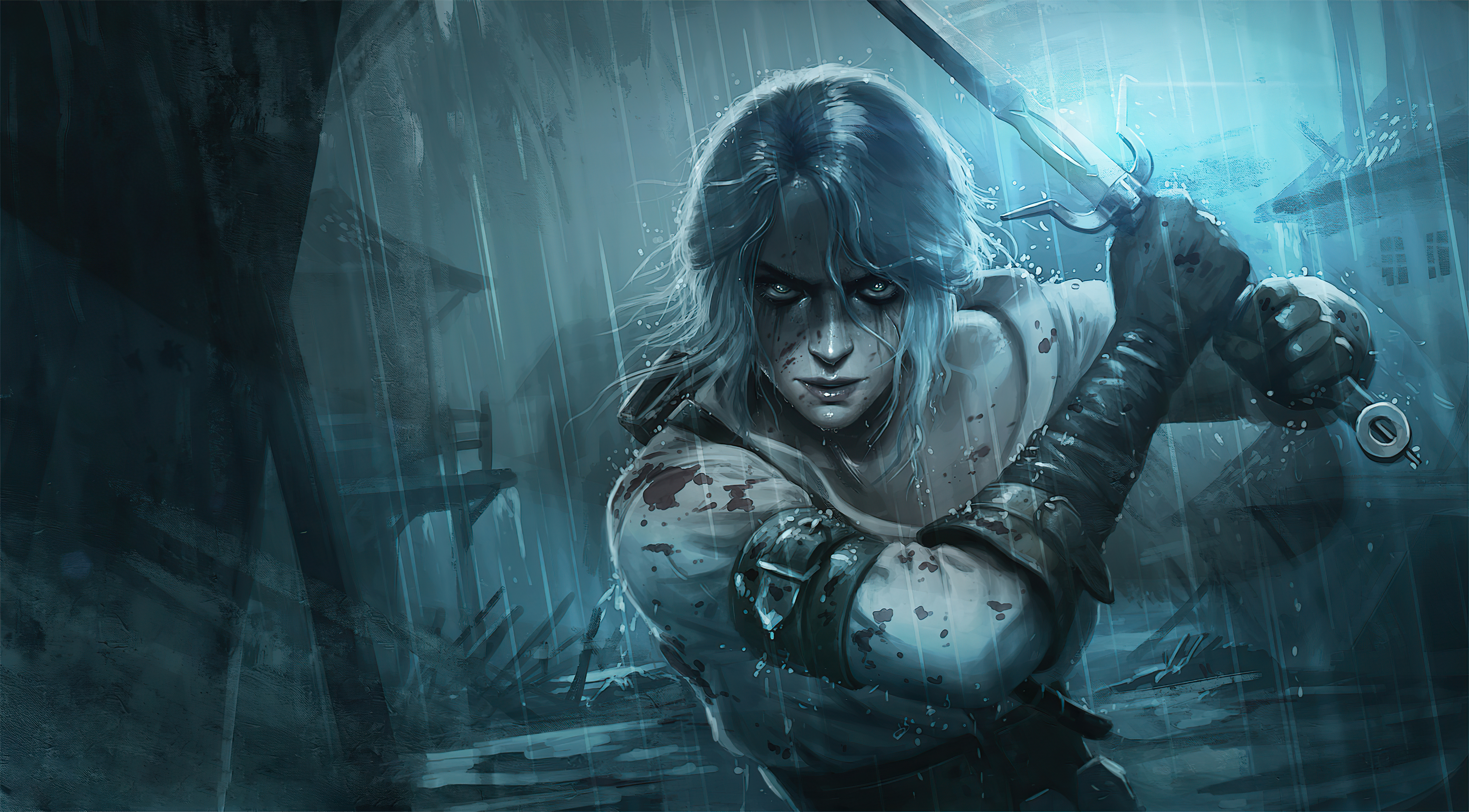 ciri the witcher 3 wild hunt art 4k 1615136301