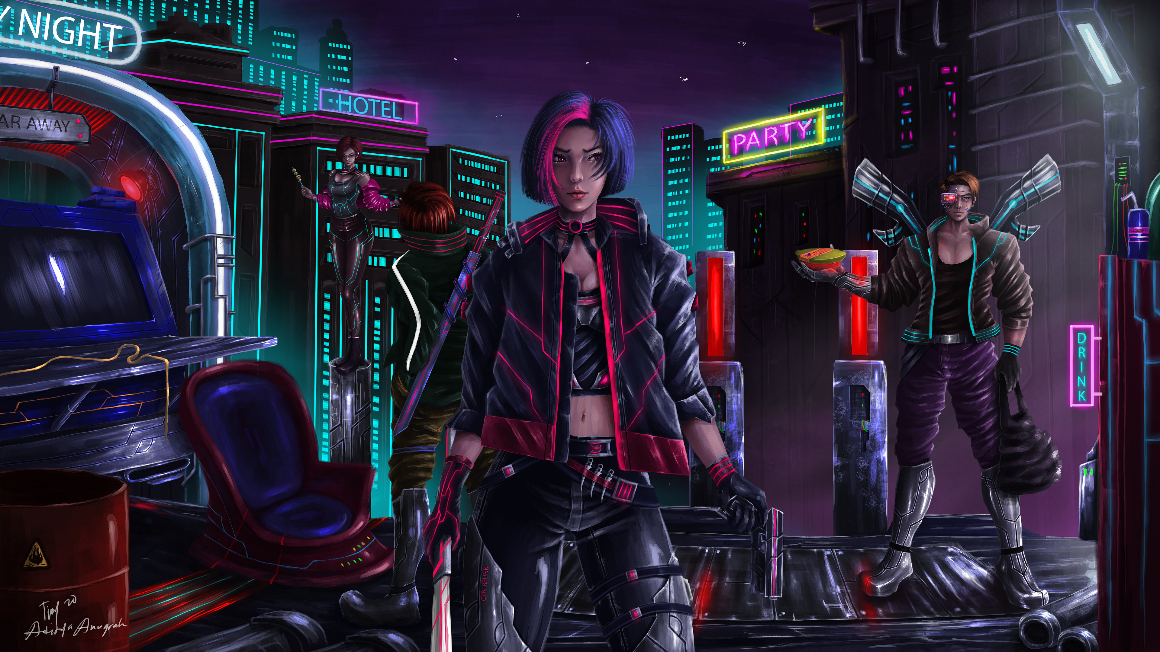 cyberpunk 2077 illustration 4k 1614859789