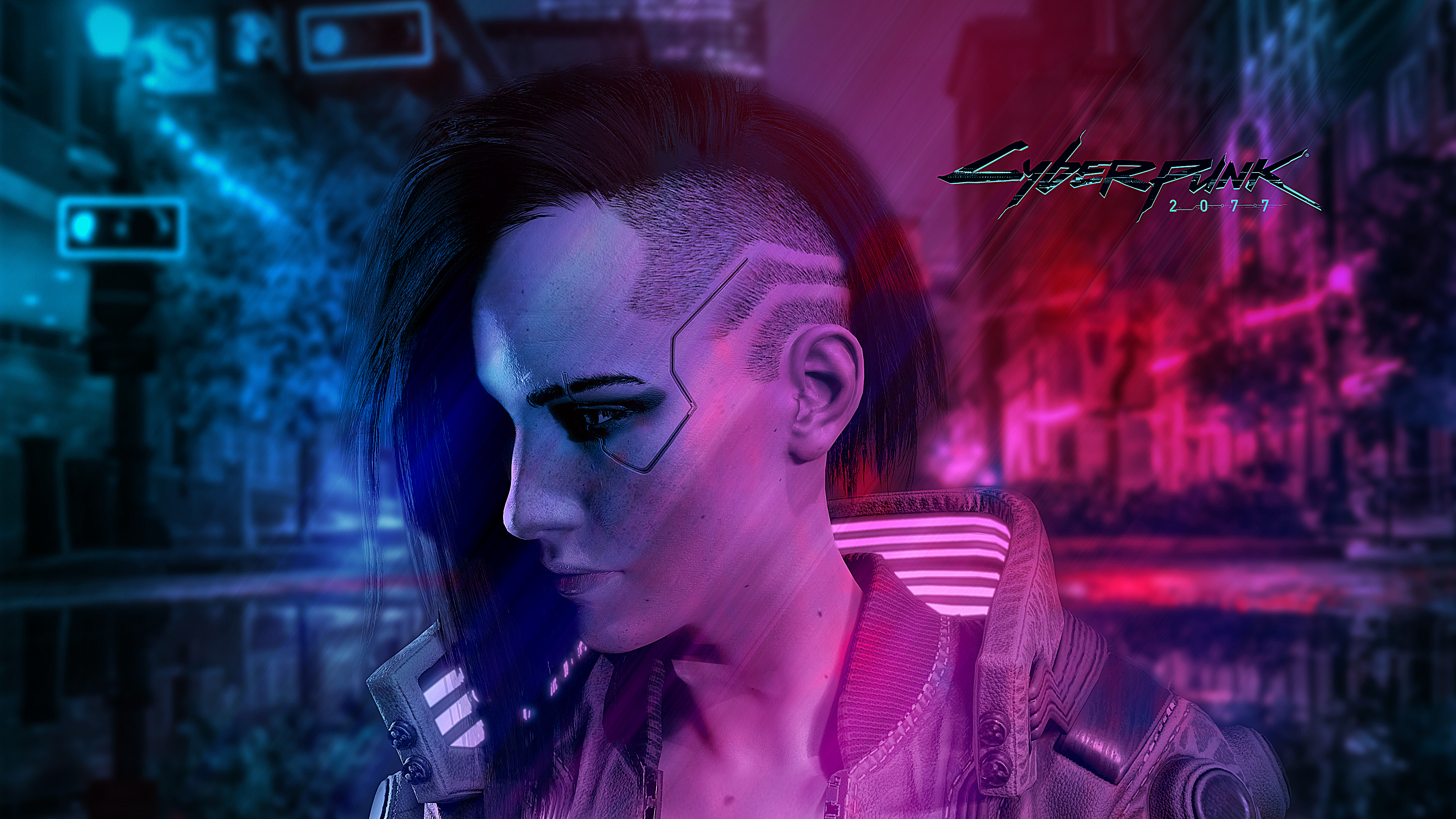 cyberpunk 2077 neon lights 4k 1614851236