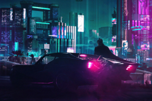 cyberpunk x the batman 4k 1615195602