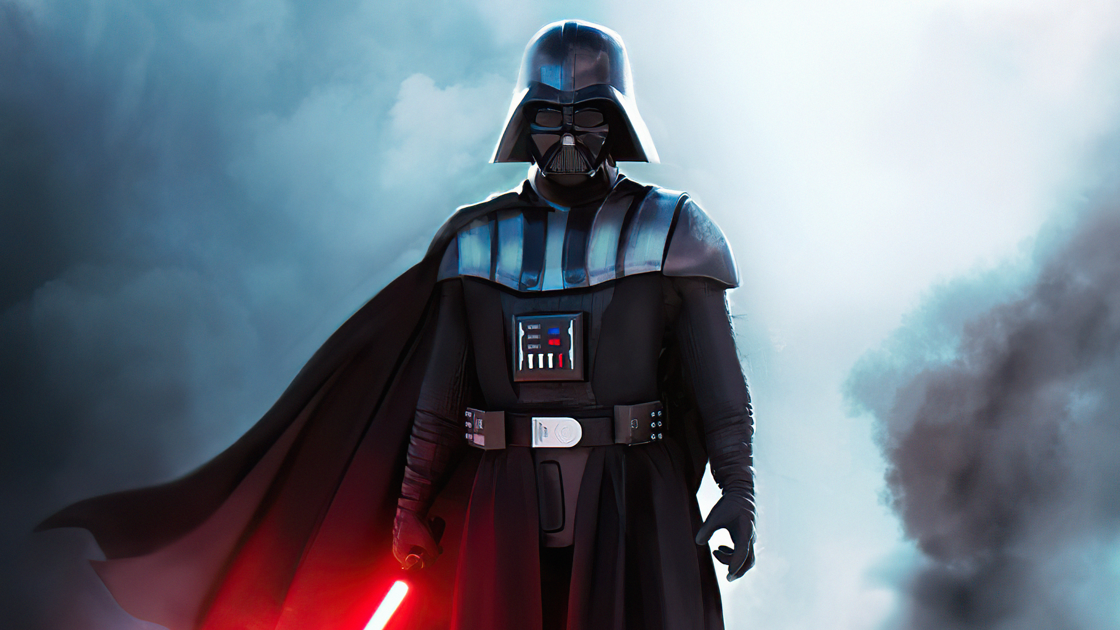 darth vader with red sword 4k 1615193576