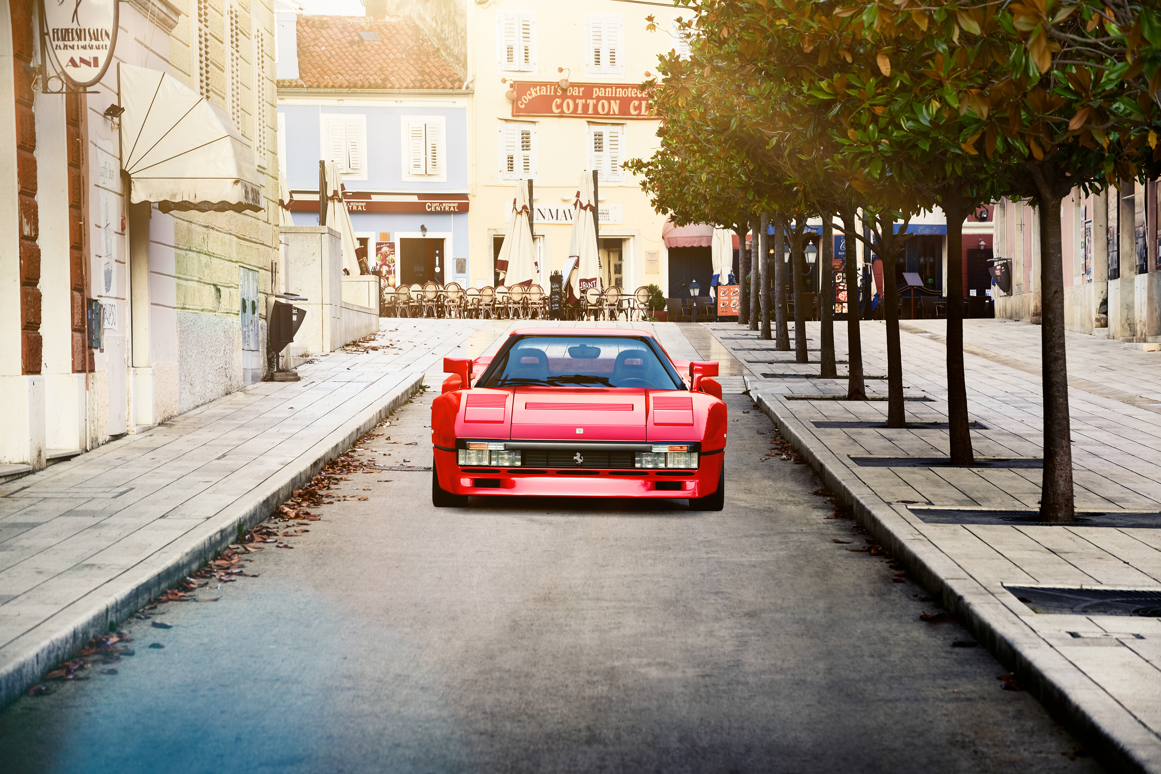 ferrari 288 gto in red front look 4k 1614629126