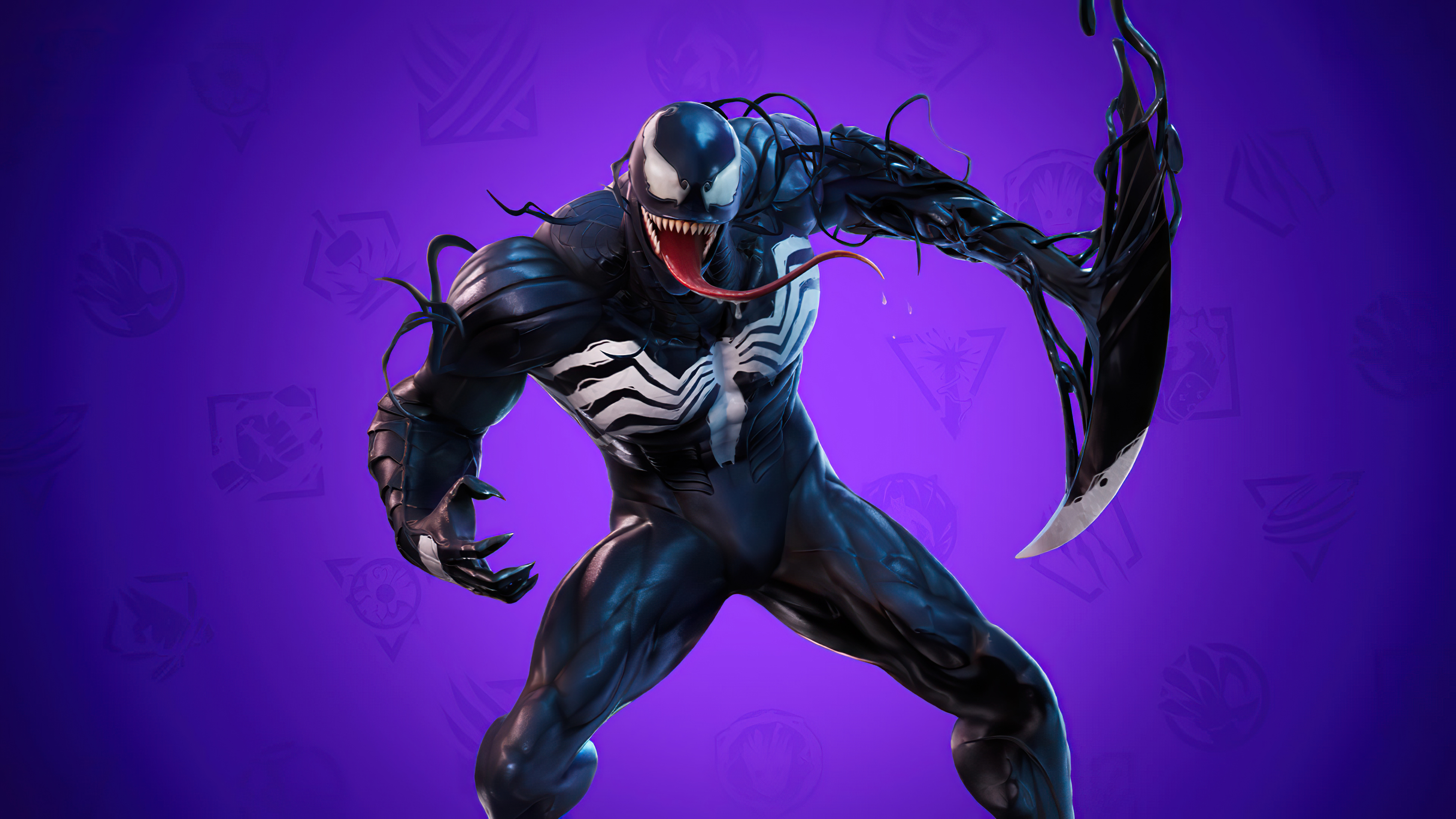 Venom, Fan art, Dark background, Black, 4K, HD wallpaper | Wallpaperbetter
