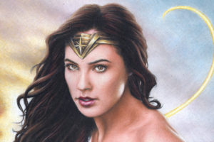 gal gadot wonder woman colored pencil art 4k 1616954395