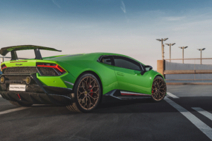 green lamborghini huracan performante 4k 1614626940