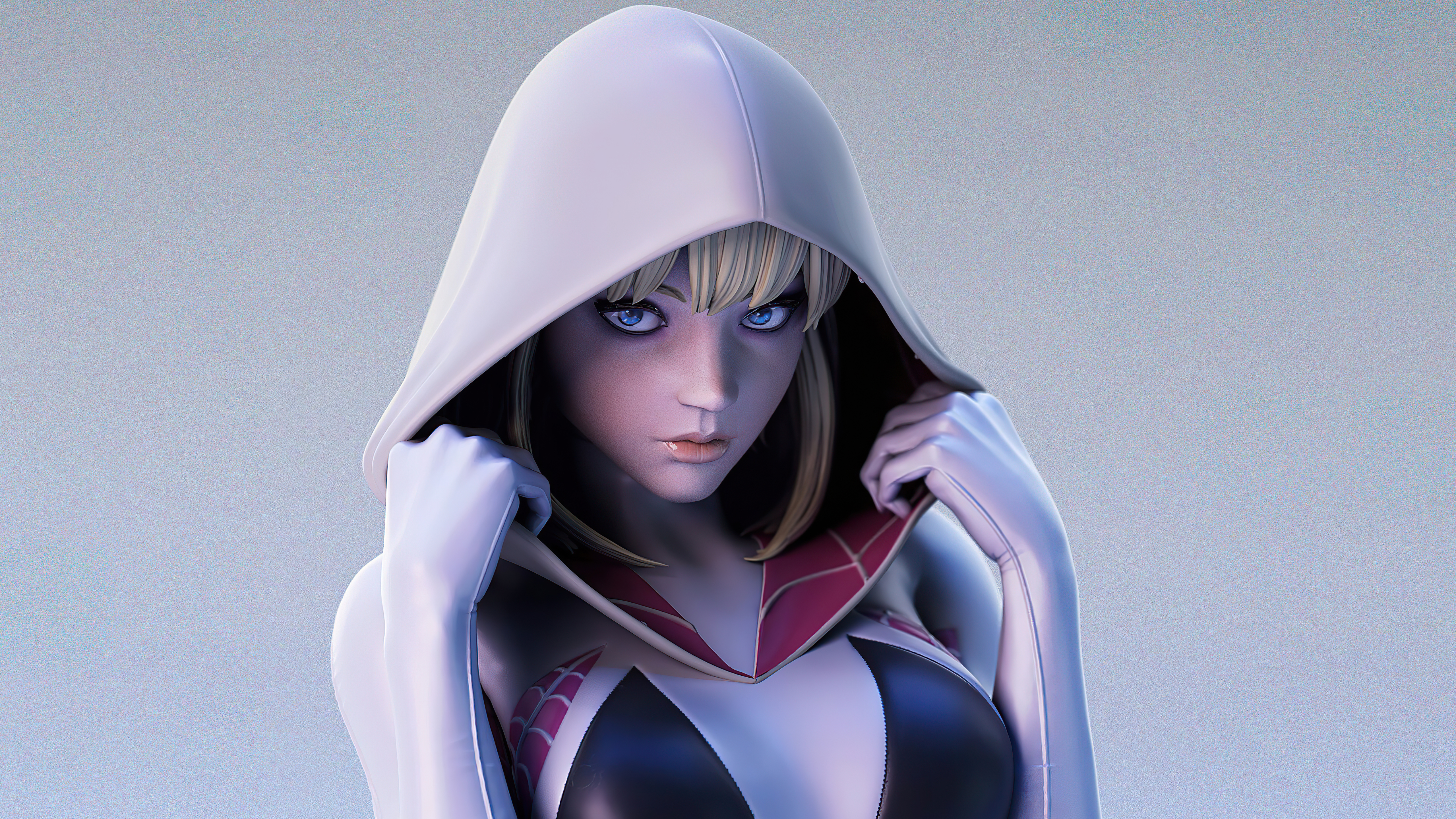 gwen stacy hood in 4k 1616956946