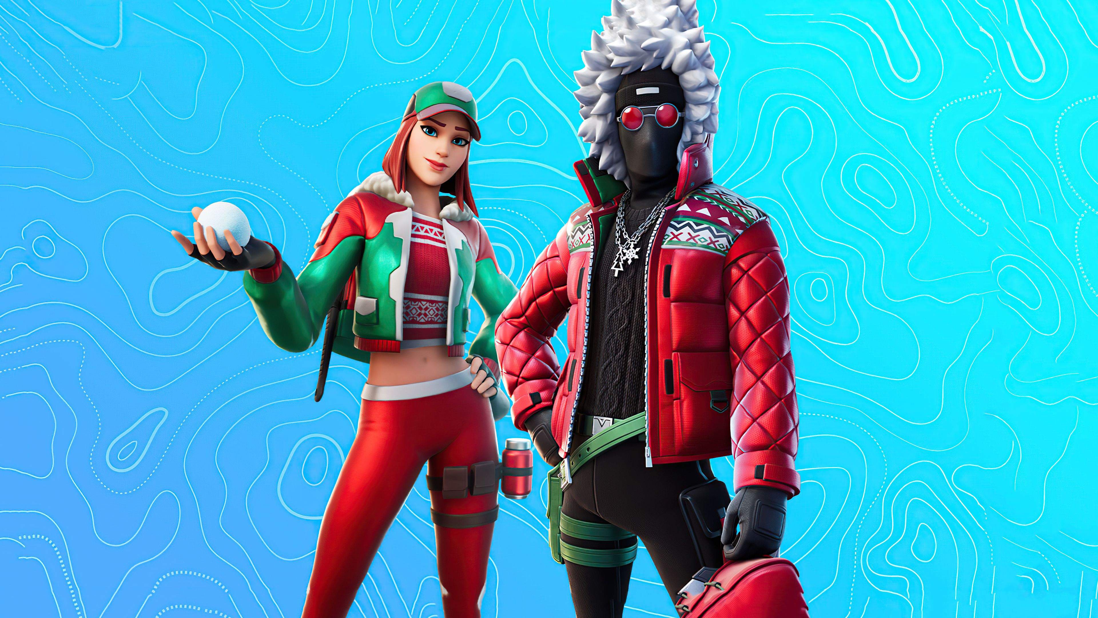 holly striker and karve outfit fortnite 4k 1614857308