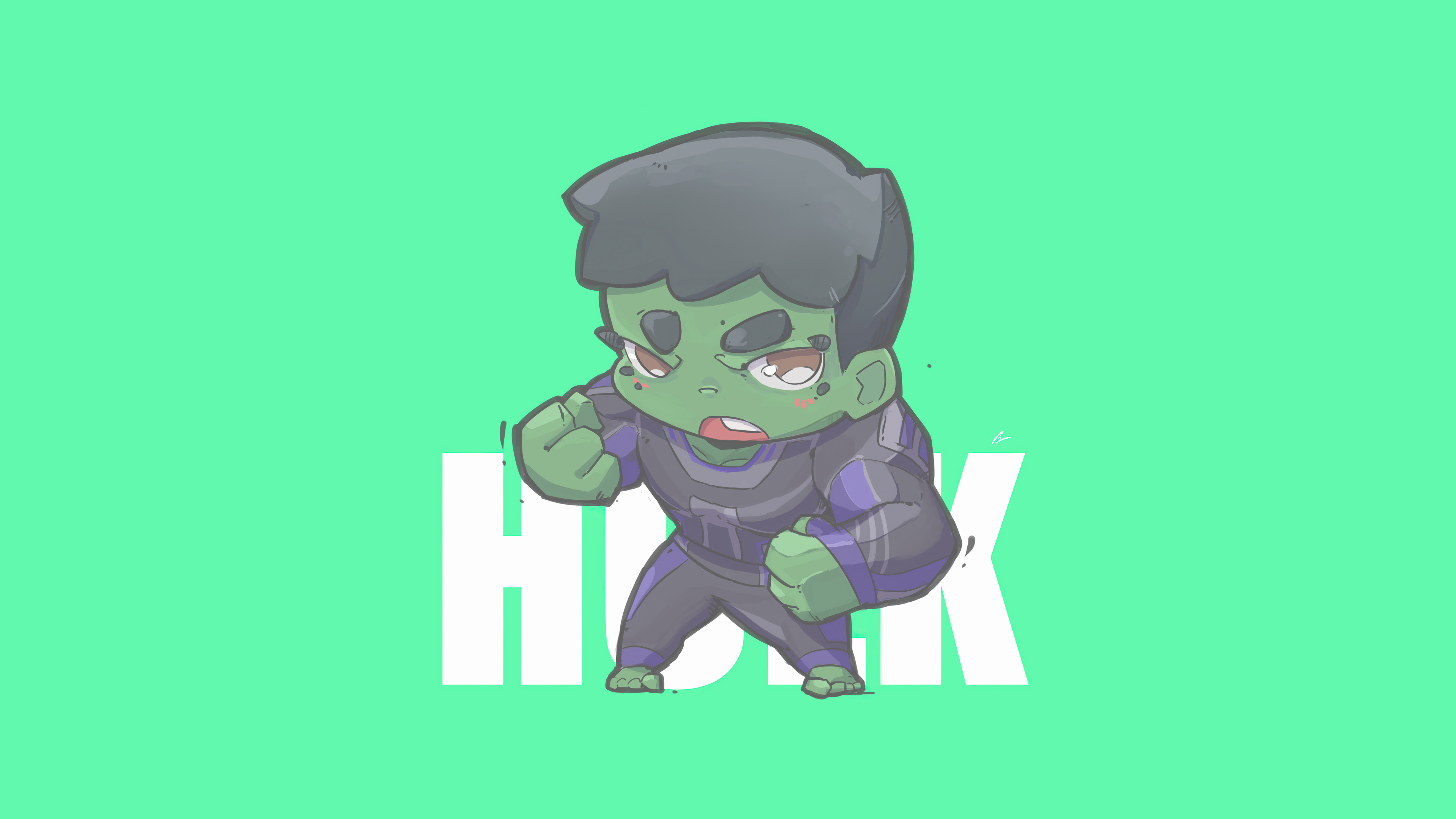 hulk minimal chibbi 4k 1616960188