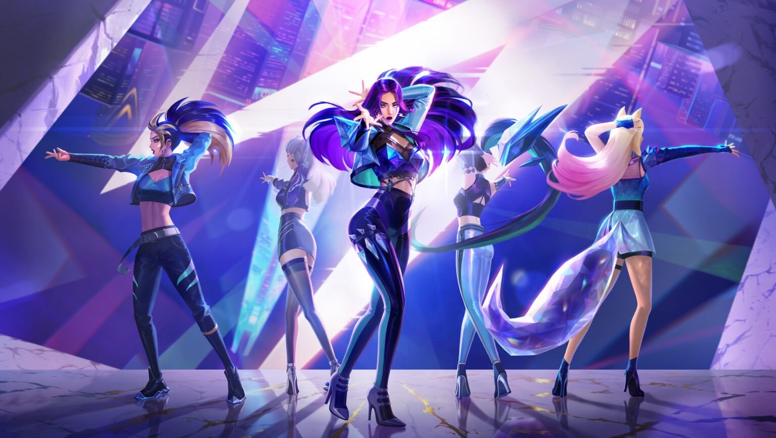 Обои league of legends kda