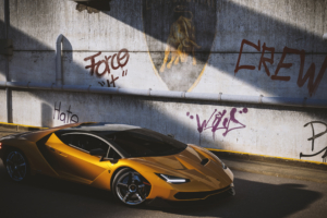 lamborghini centenario yellow cgi 2021 4k 1614626041