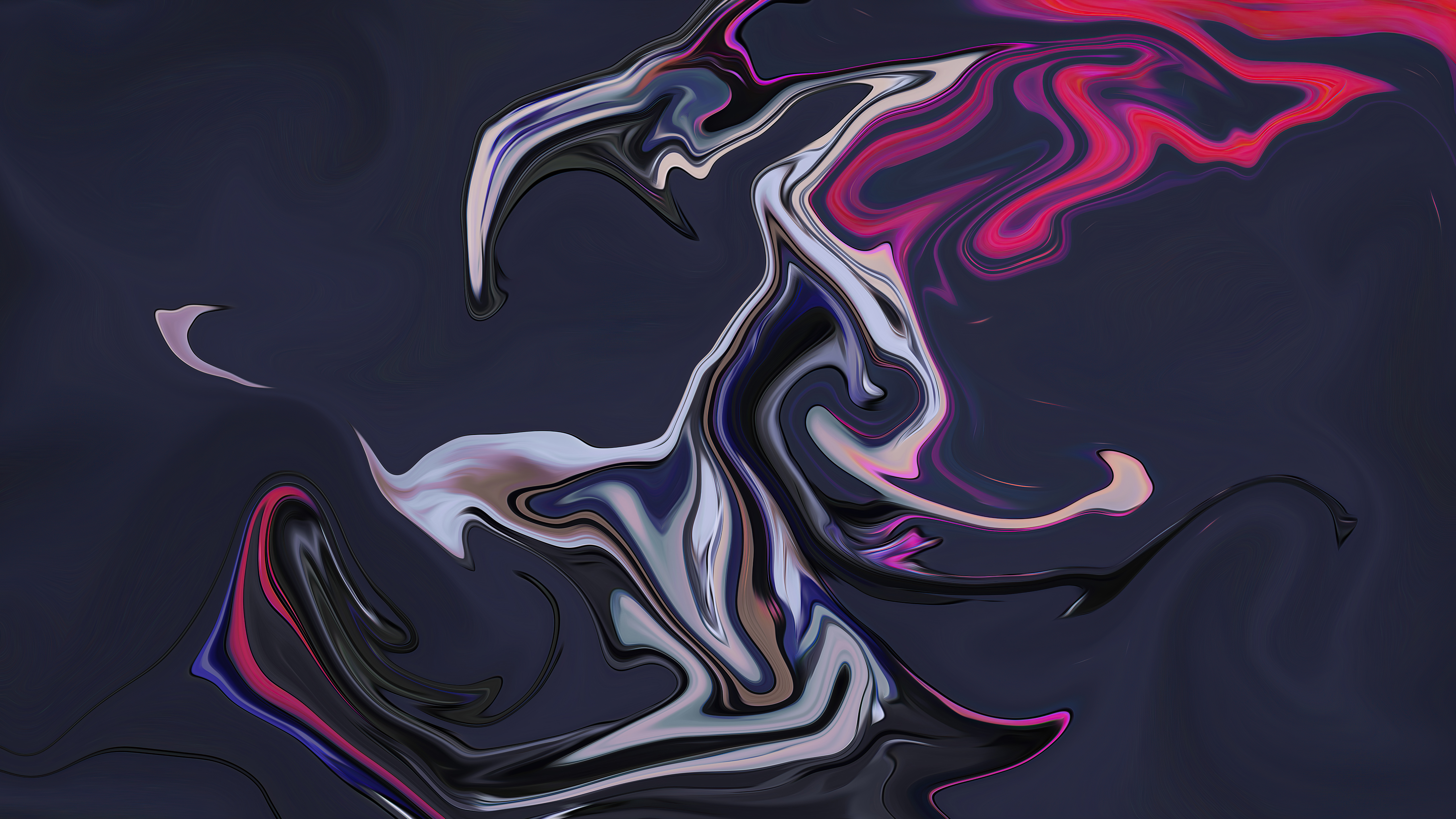 liquid abstract paint brushes 4k 1616870955