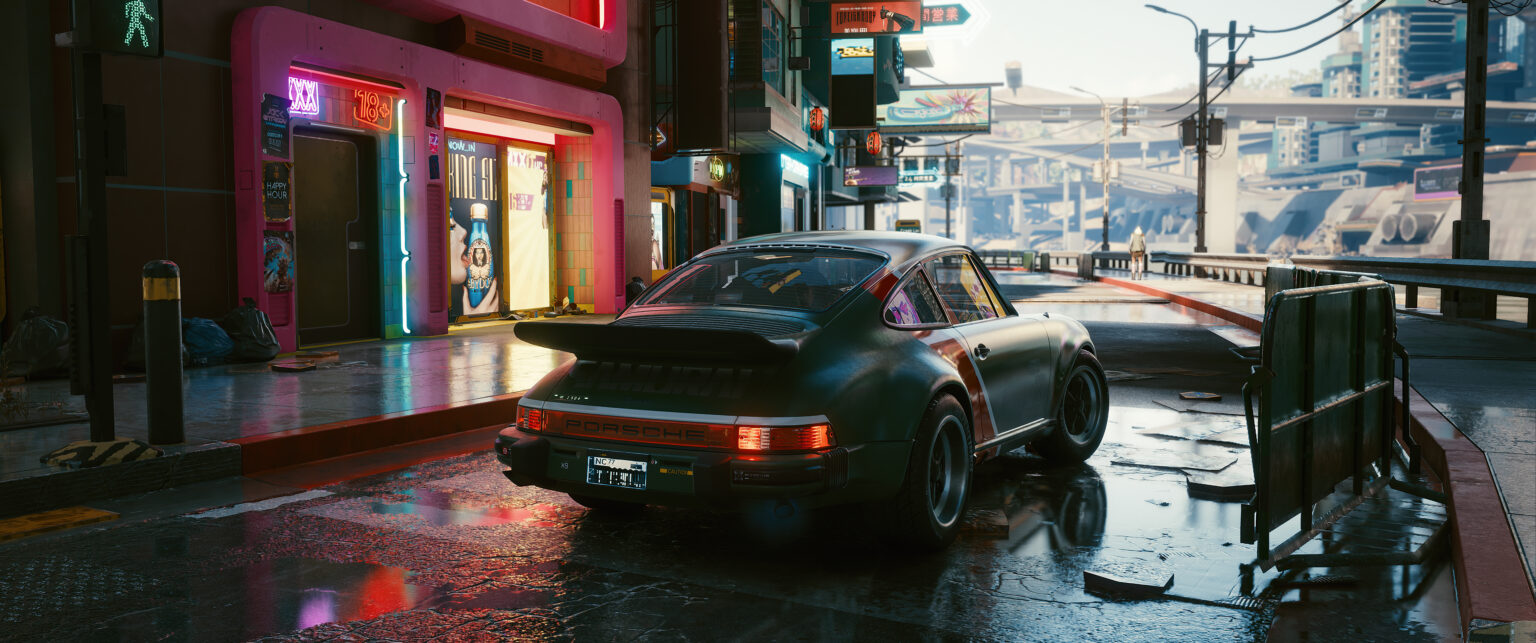 Cyberpunk 2077 porsche