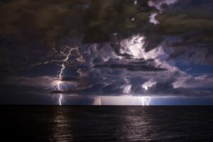 rain shower lightning 4k 1615197629