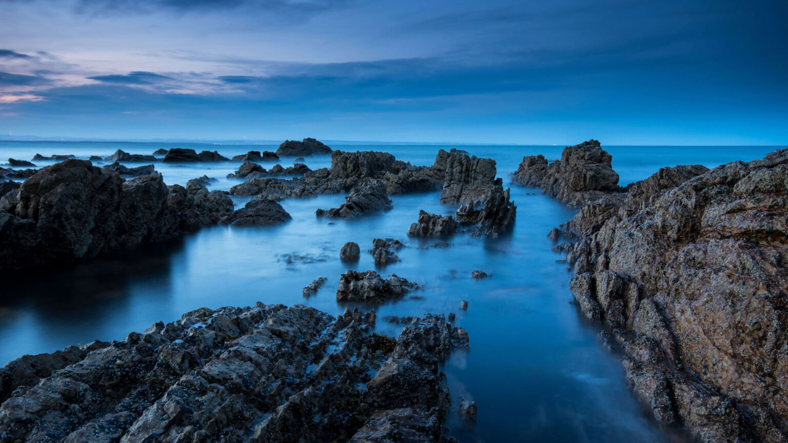 Sea Rocks Evening View 4k