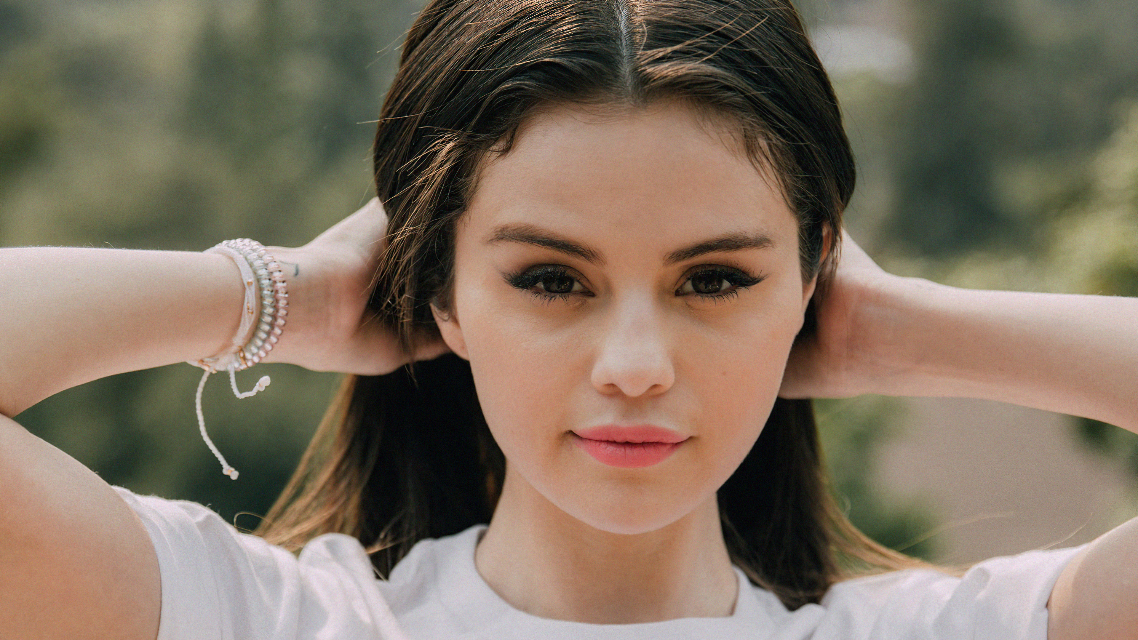 Wallpaper 4k Selena Gomez Ice Cream Merch 4k Wallpaper