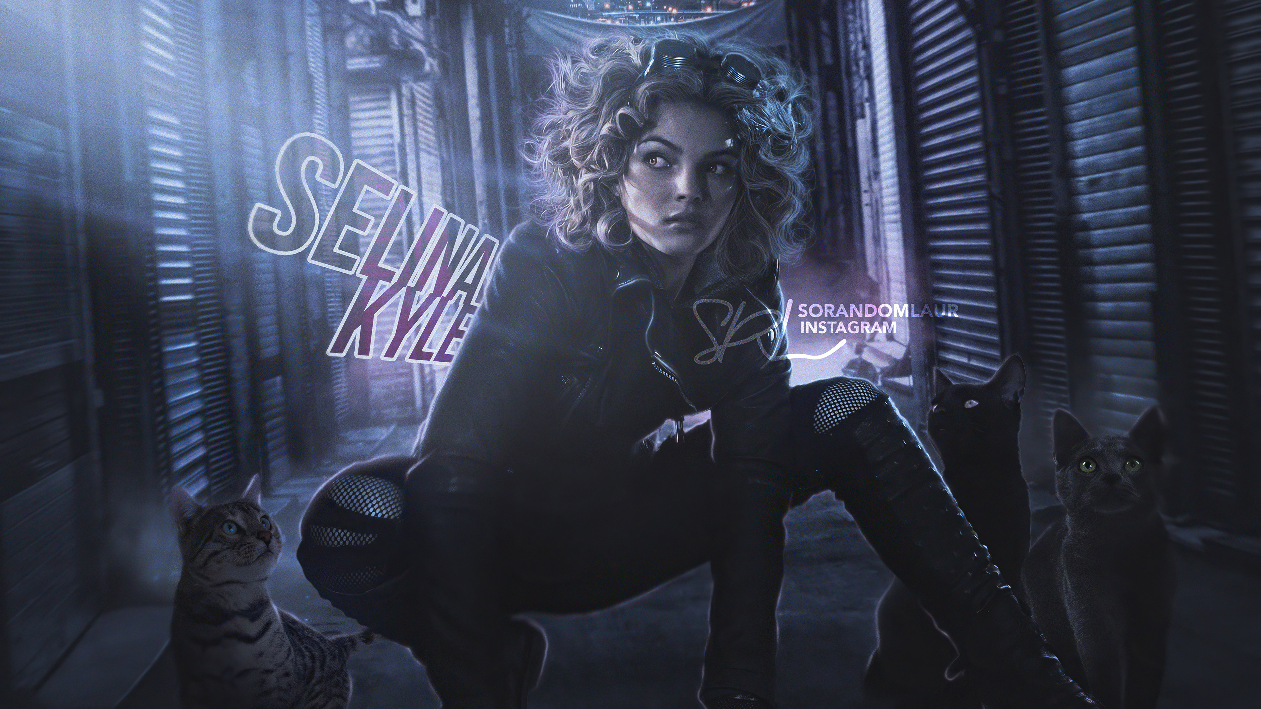 selina kyle as catwoman in gotham fanart 4k 1615205514