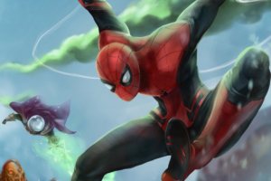 spider man far from home fan art 4k 1616961105