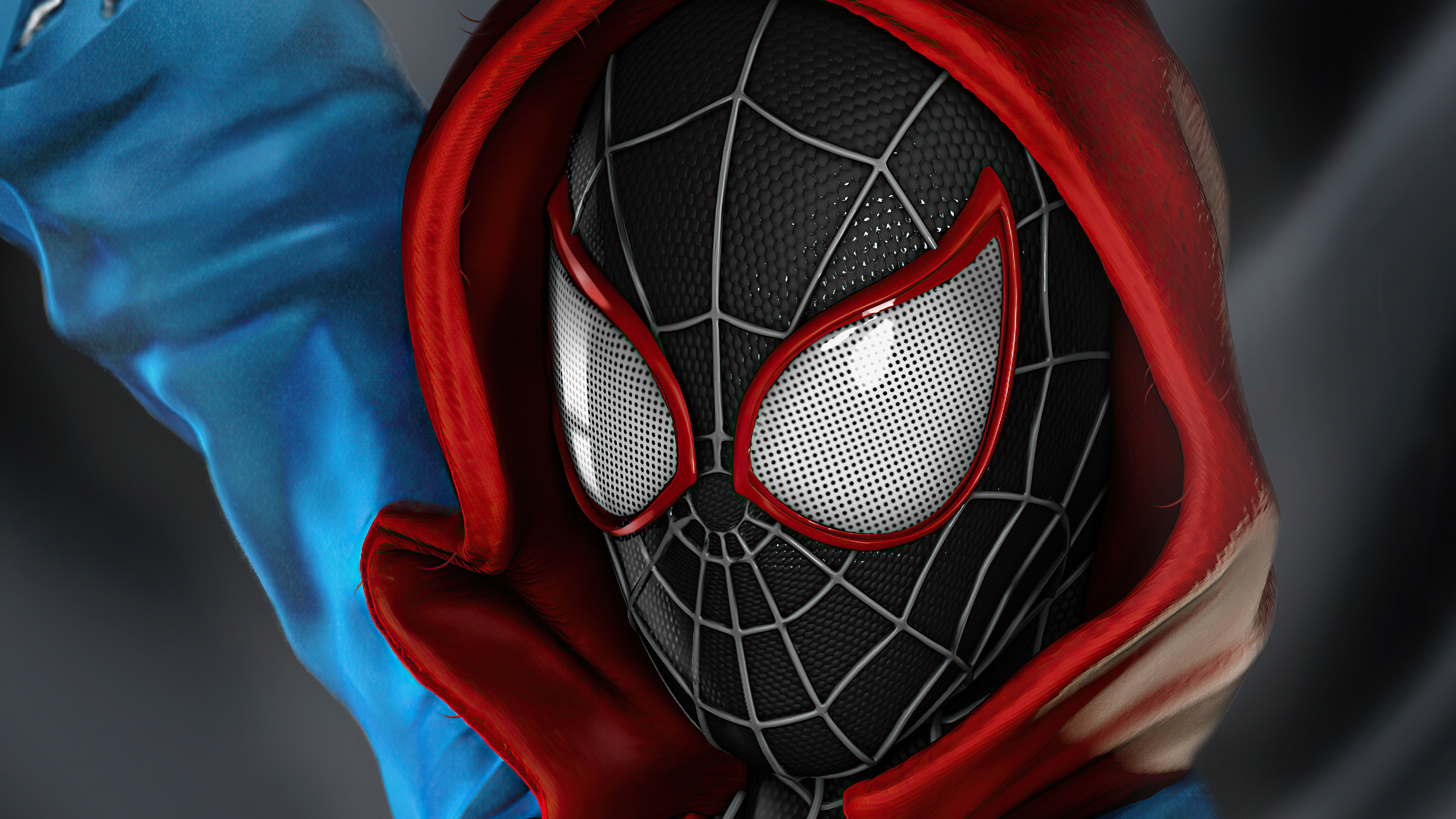 Wallpaper 4k Spider Man Miles Morales Costume 4k Wallpaper