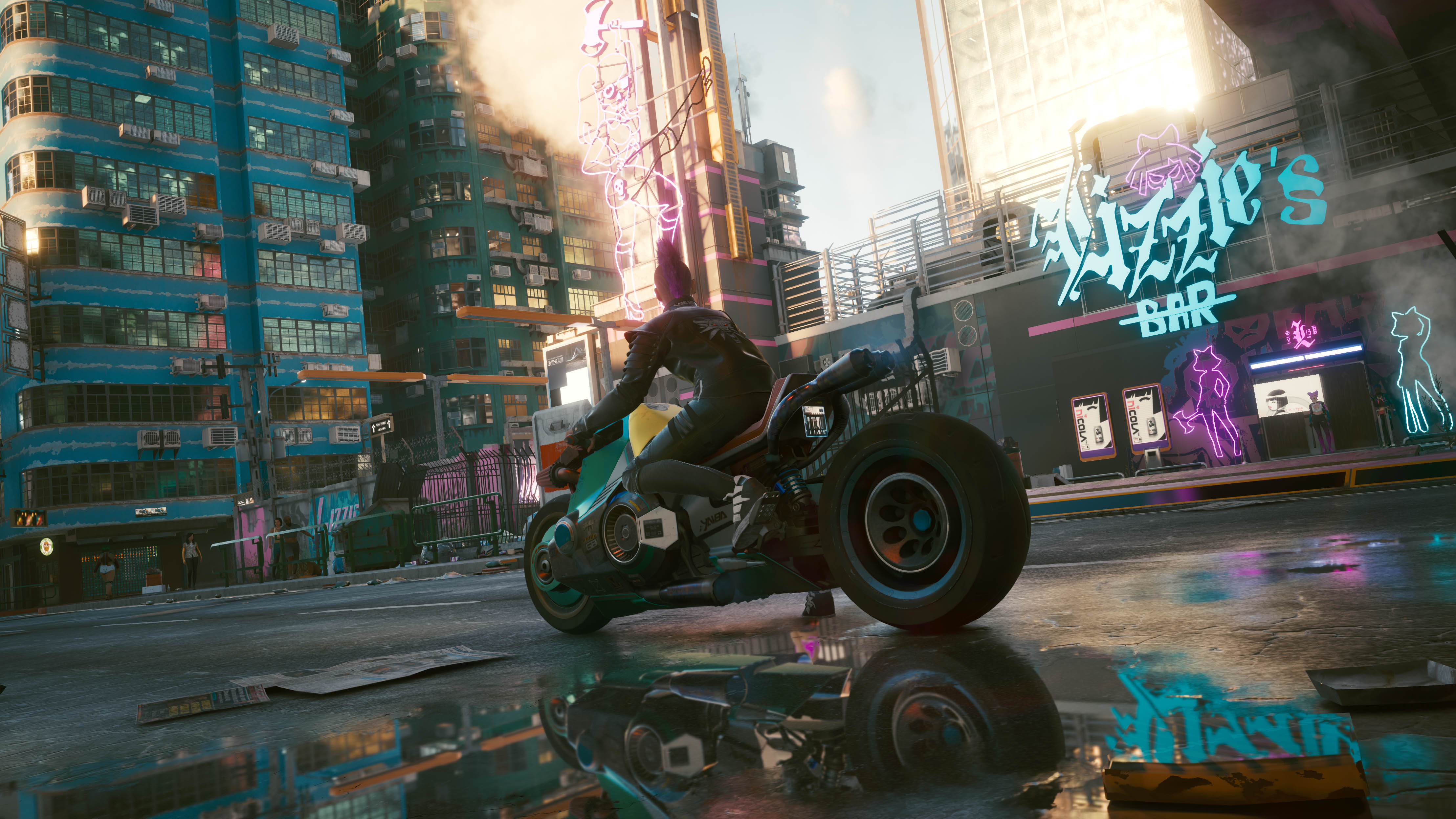 street biker cyberpunk 2077 4k 1614857008